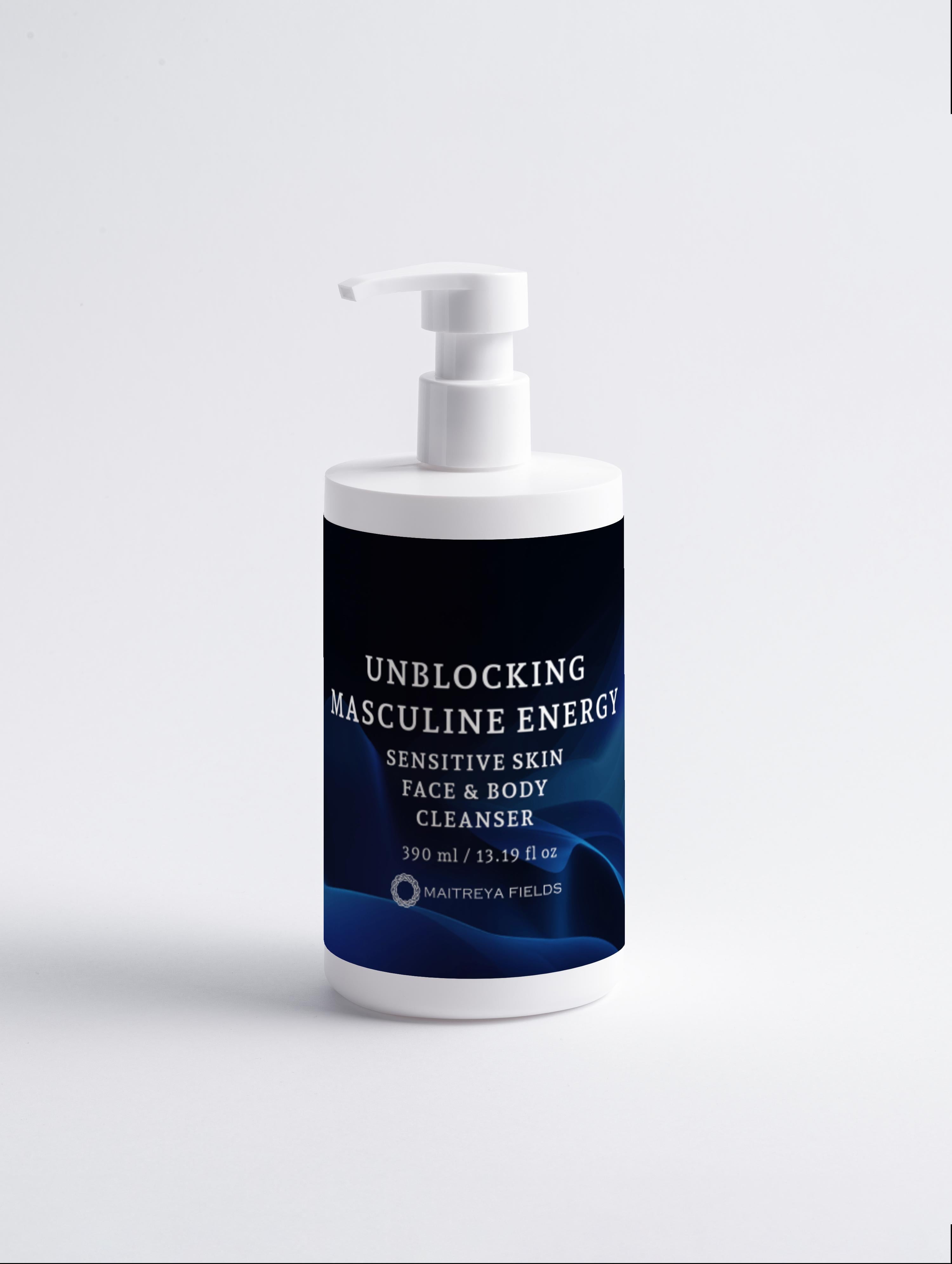 UNBLOCKING MASCULINE ENERGY - Sensitive Skin Face & Body Cleanser
