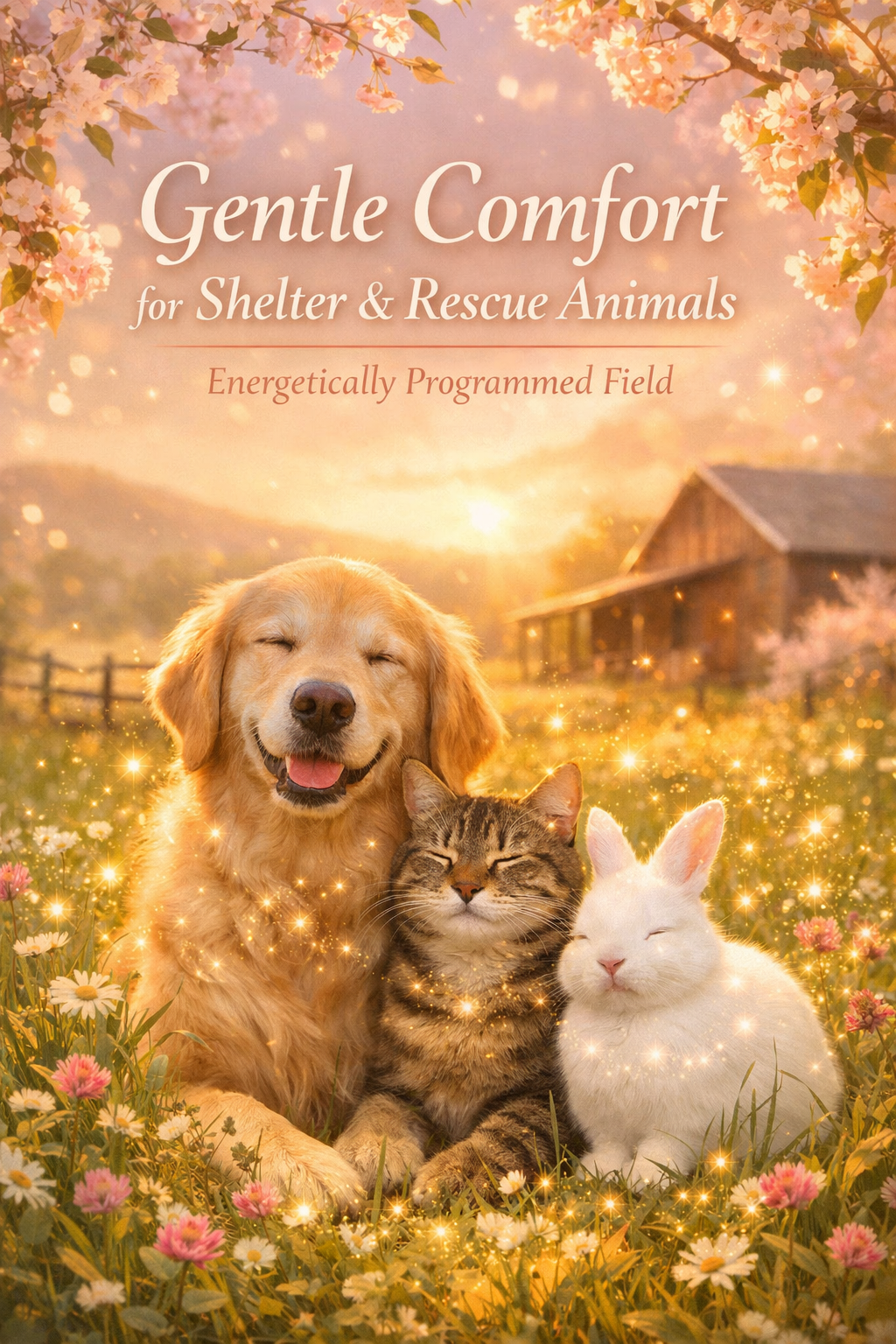 Calming Field for Shelter & Sanctuary Animals by Vega Fields™ (Digital Mandala & Audio)