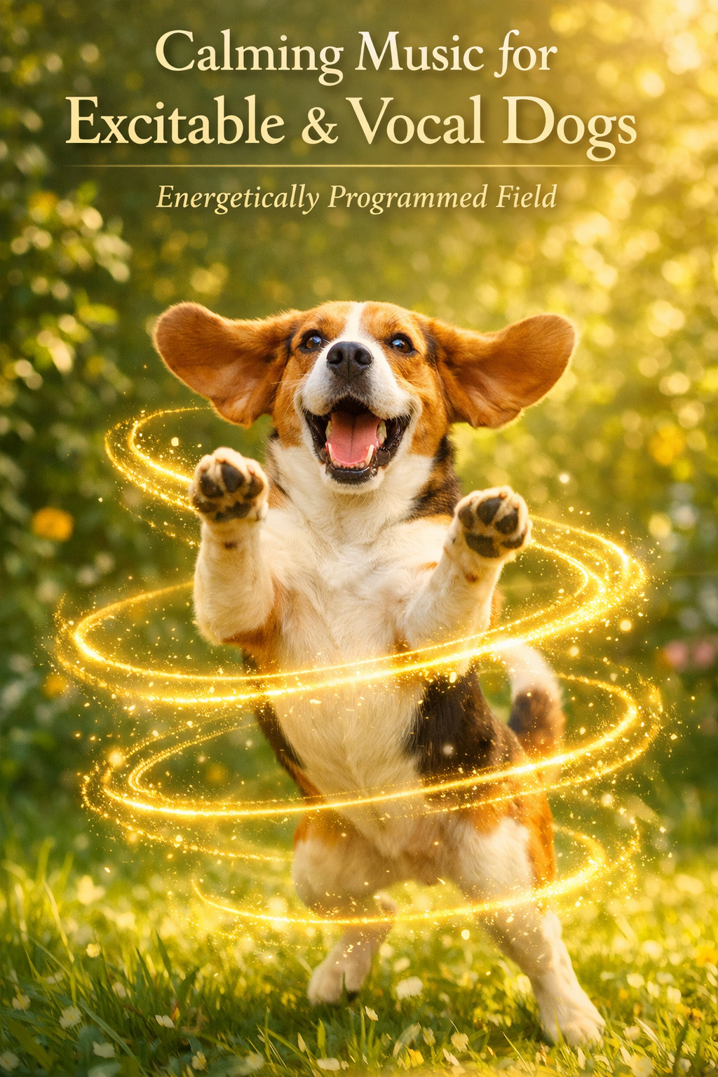 Gentle Field for Excitable & Barking Dogs by Vega Fields™ (Digital Mandala & Audio)