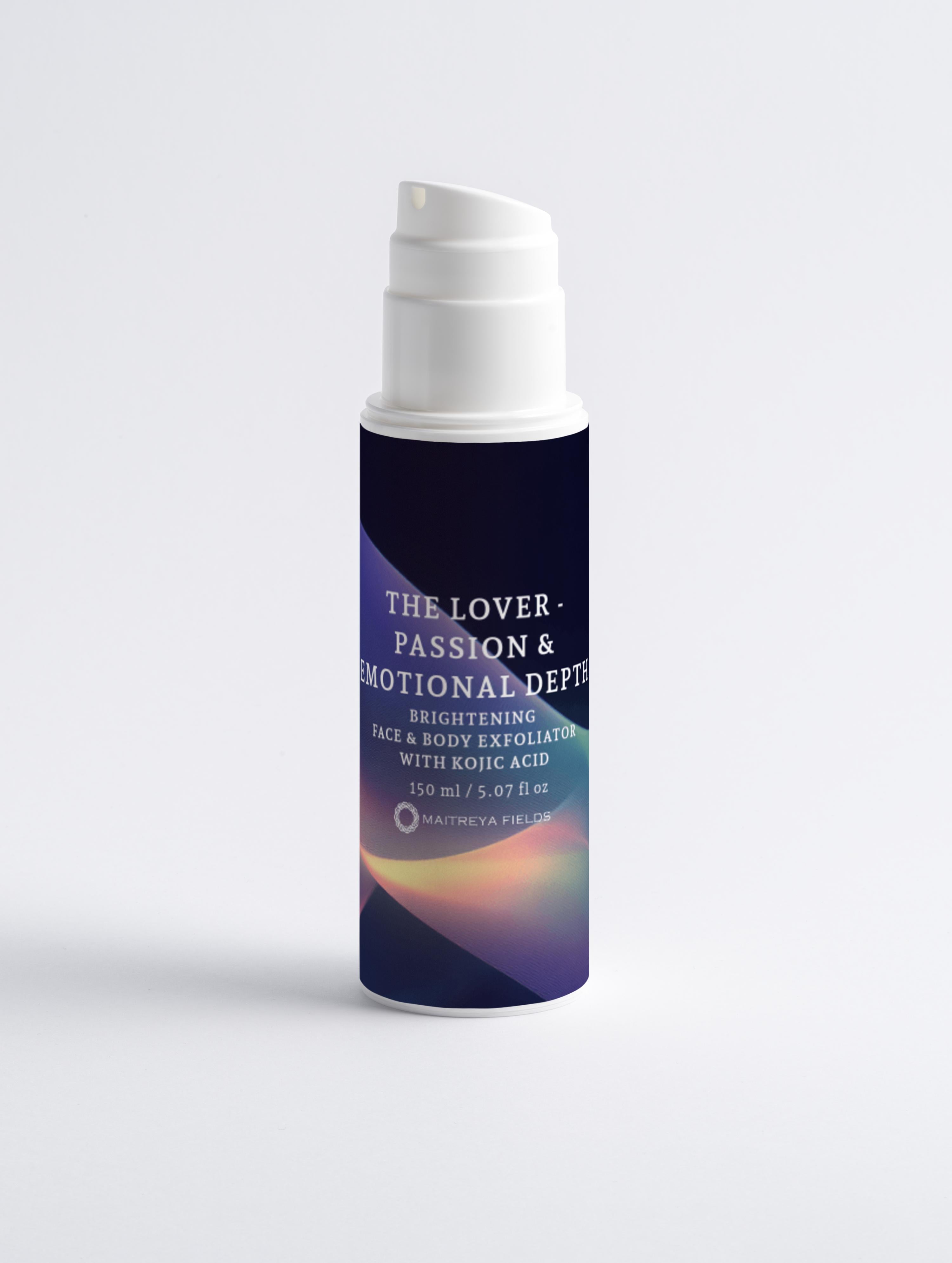 THE LOVER - PASSION & EMOTIONAL DEPTH - Brightening Face&Body Exfoliator with Kojic Acid