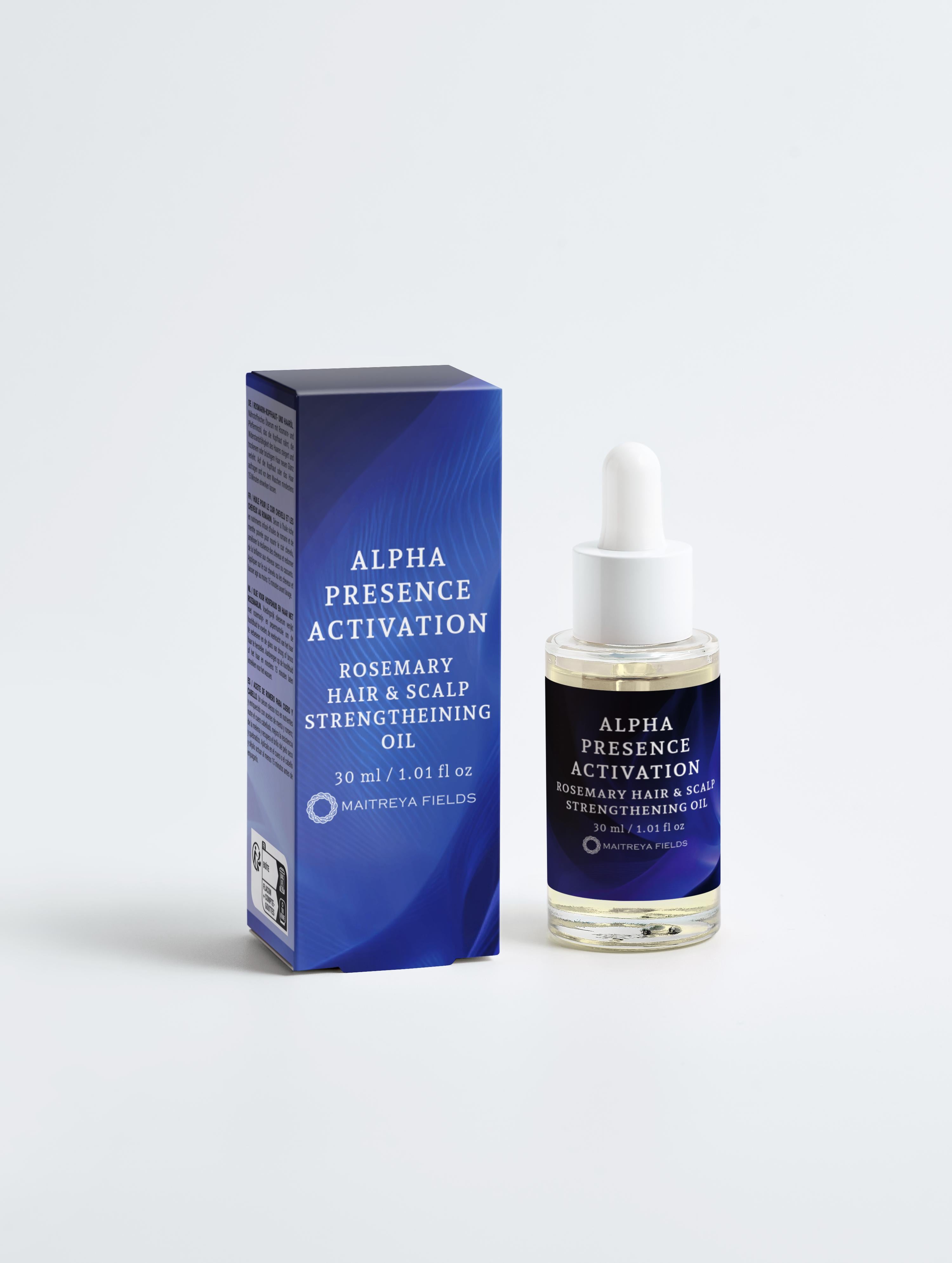 ALPHA PRESENCE ACTIVATION - Rosemary Hair & Scalp Strengthening Oil