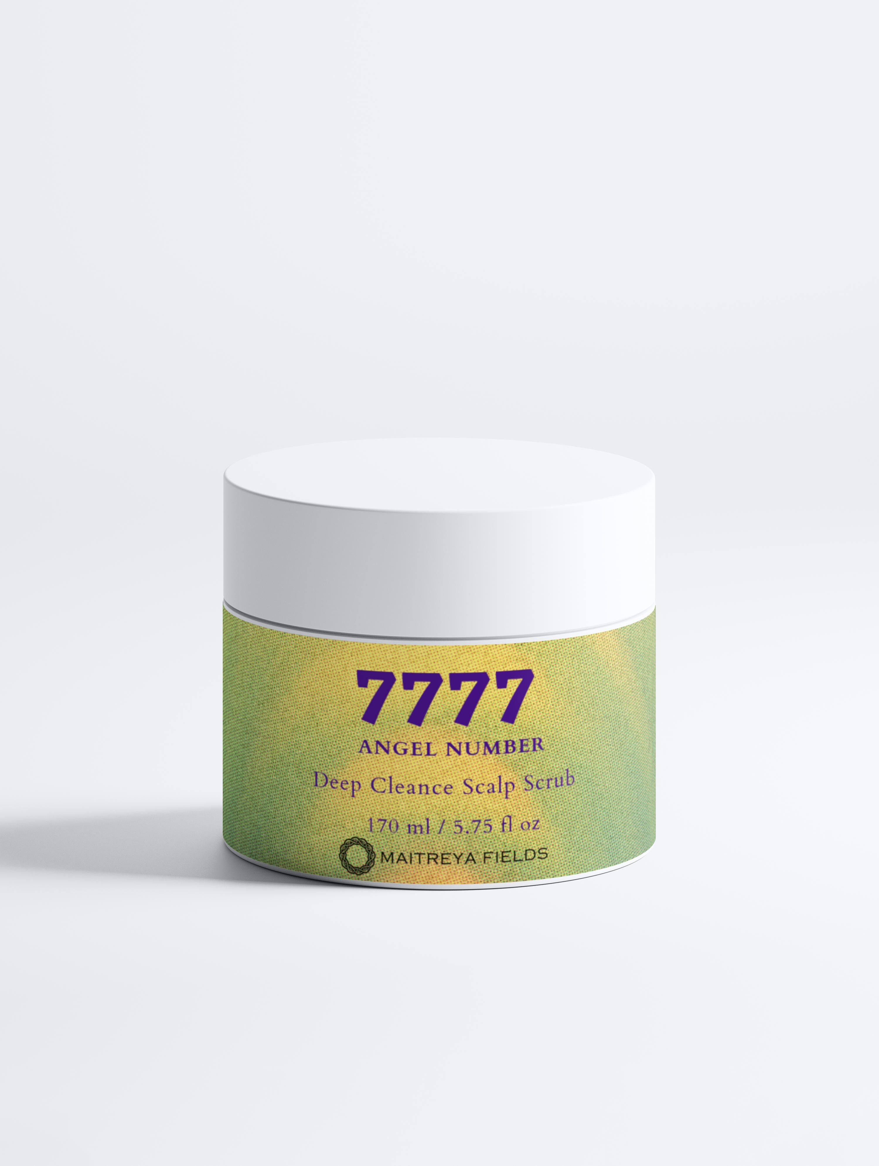 7777 Angel Number - Deep Cleanse Scalp Scrub, Rosemary & Mint