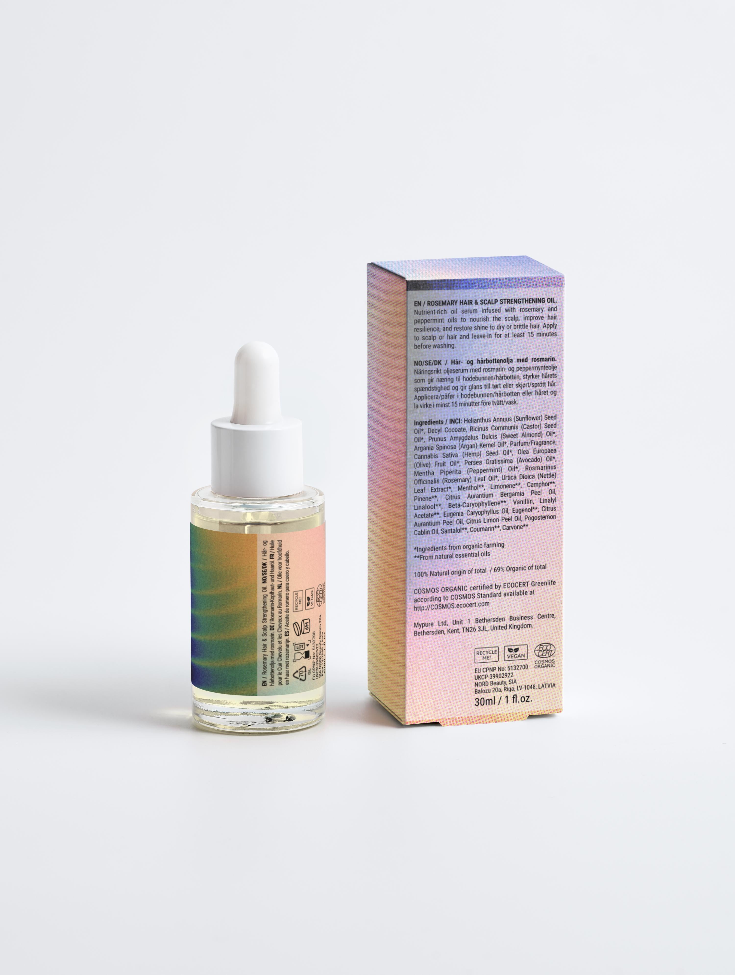 2222 Angel Number - Rosemary Hair & Scalp Strengthening Oil