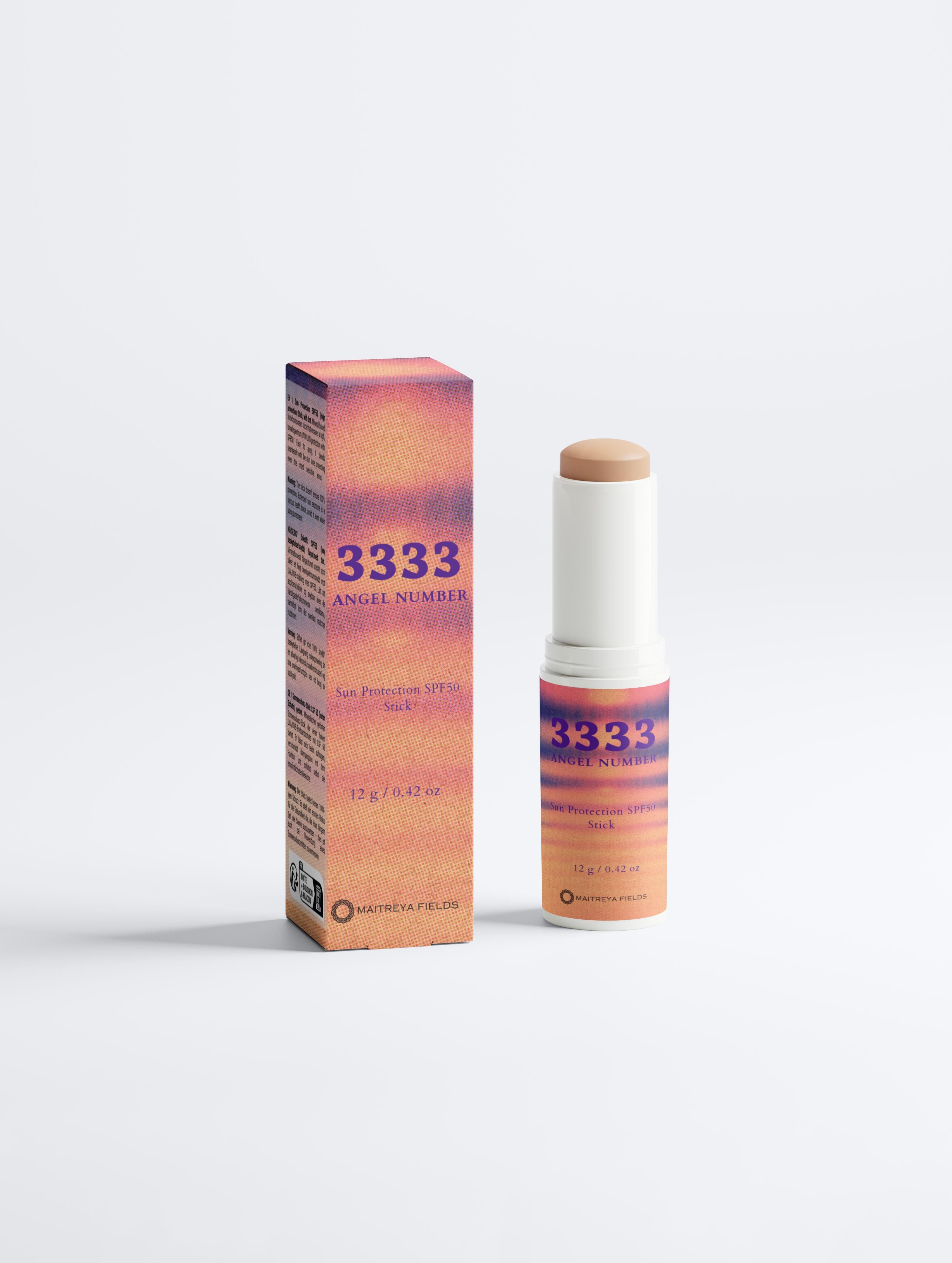 3333 - Angel Number Sun Protection SPF50 Stick, with tint