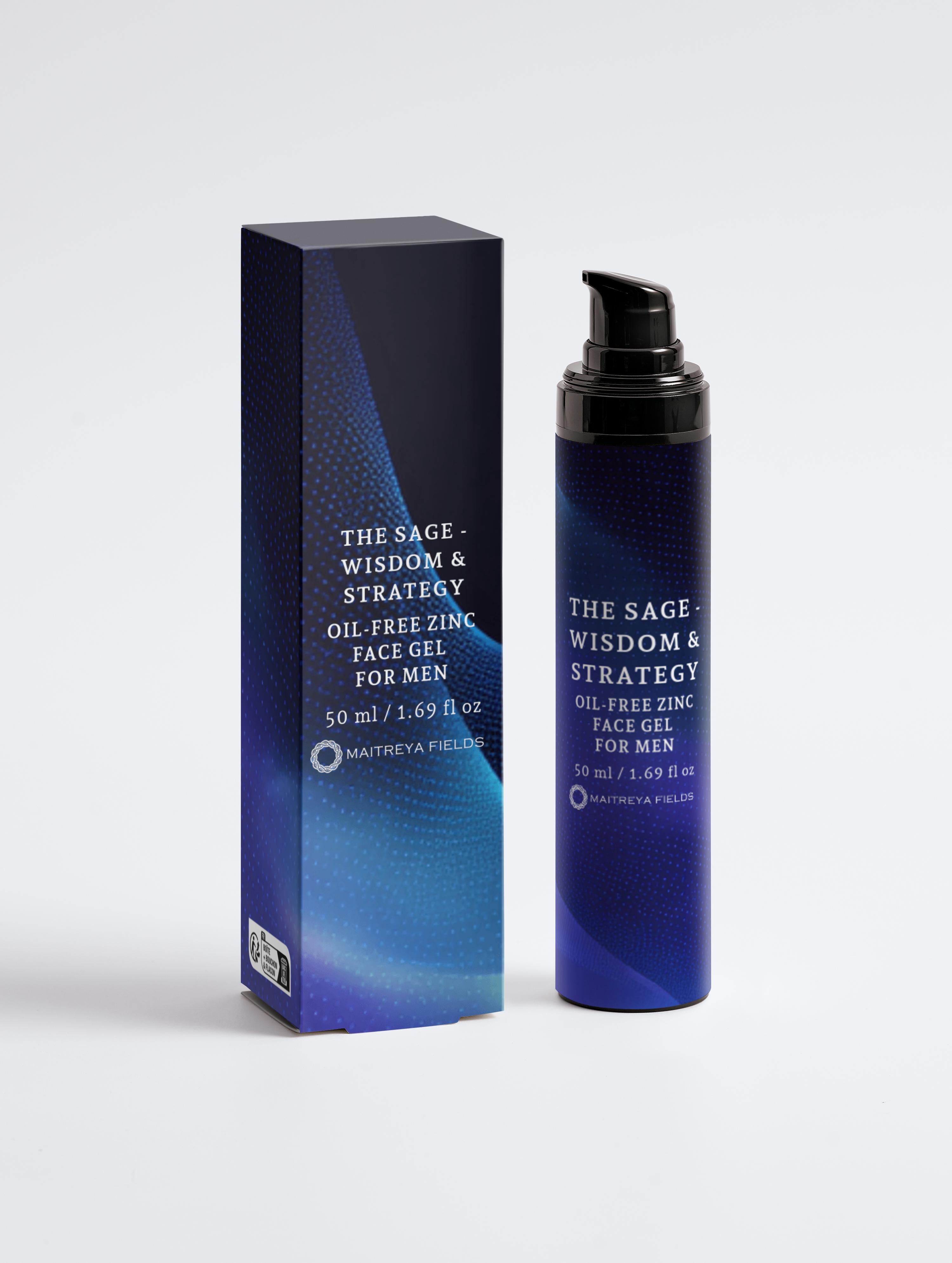 THE SAGE - WISDOM & STRATEGY - Oil-Free Zinc Face Gel for Men