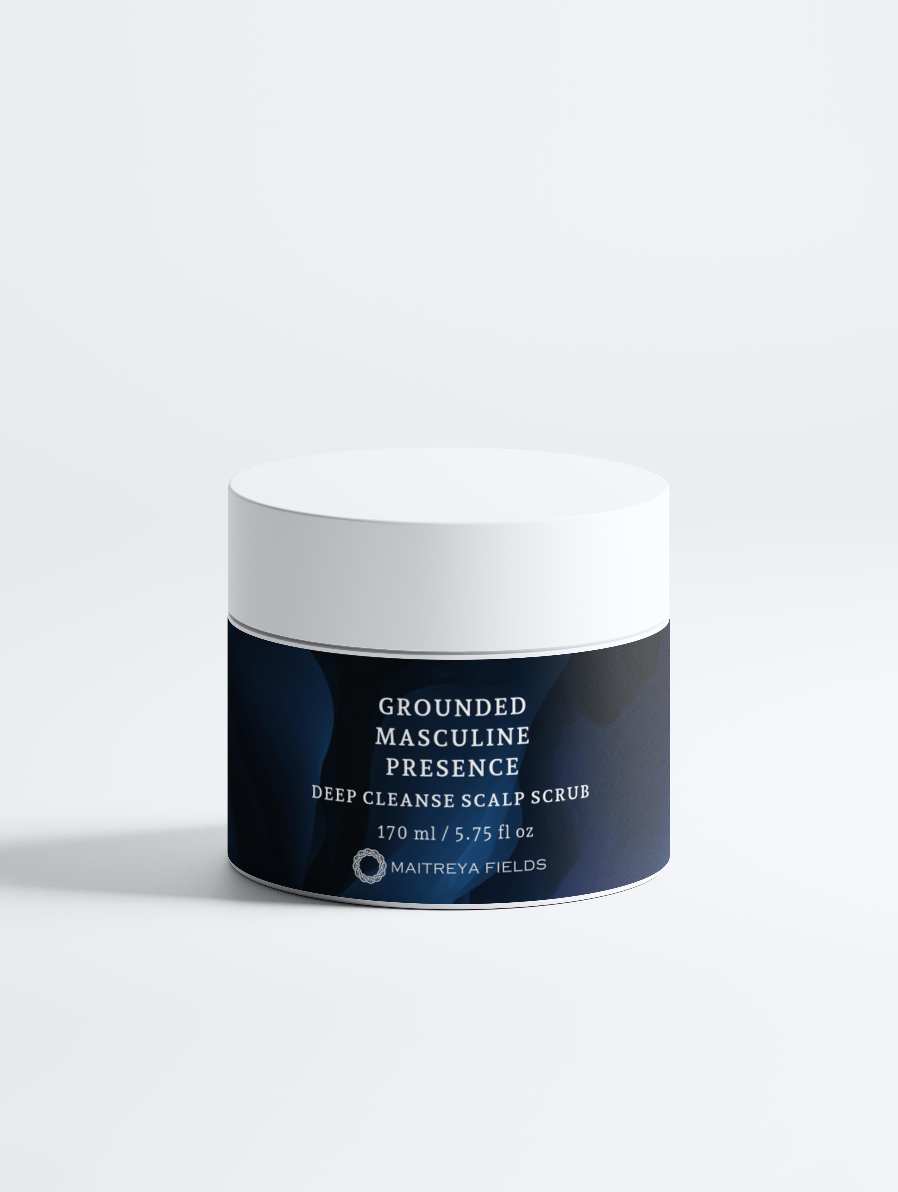 GROUNDED MASCULINE PRESENCE - Deep Cleanse Scalp Scrub, Rosemary & Mint