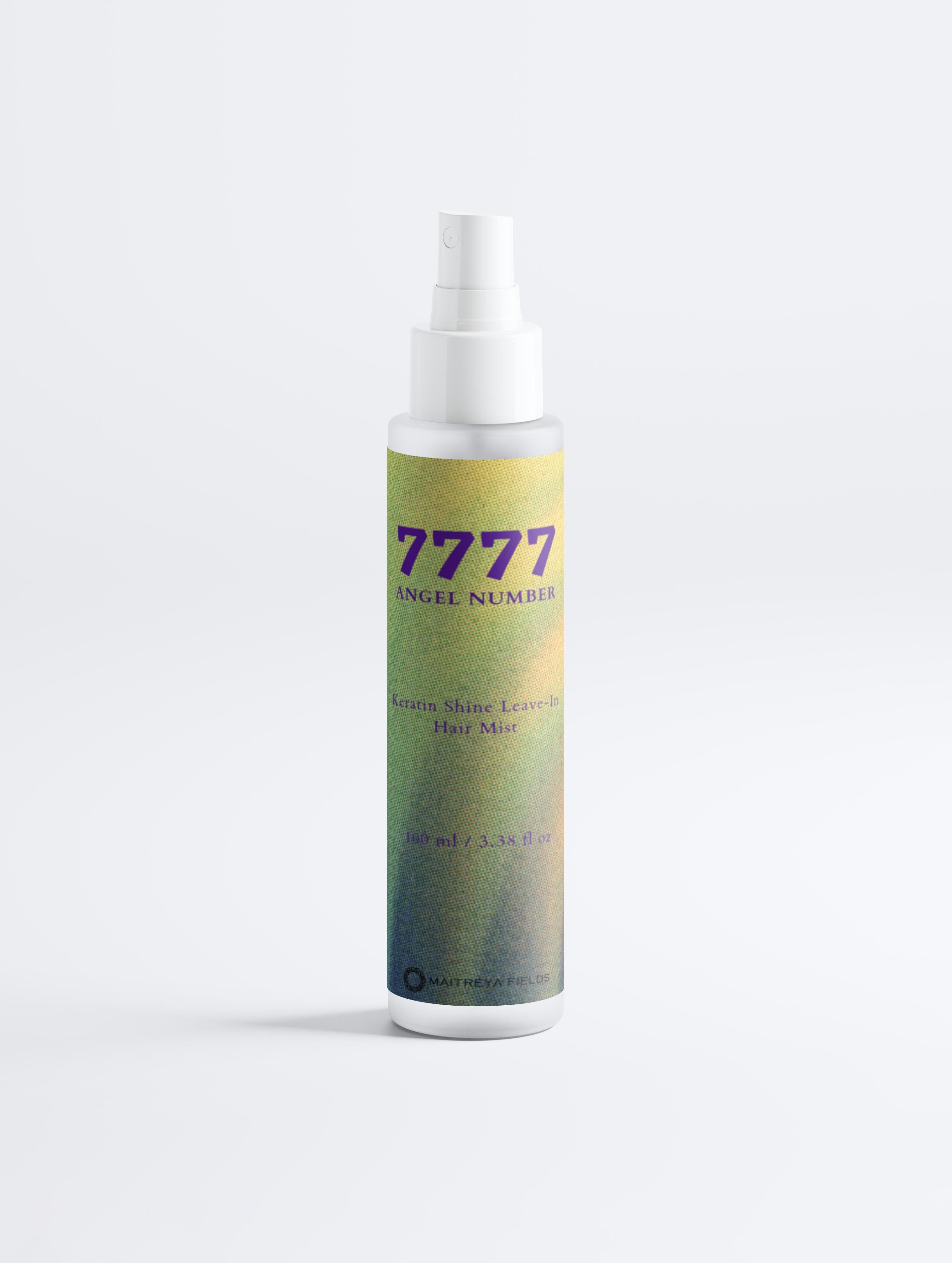 7777 Angel Number - Keratin Shine Leave-In Hair Mist