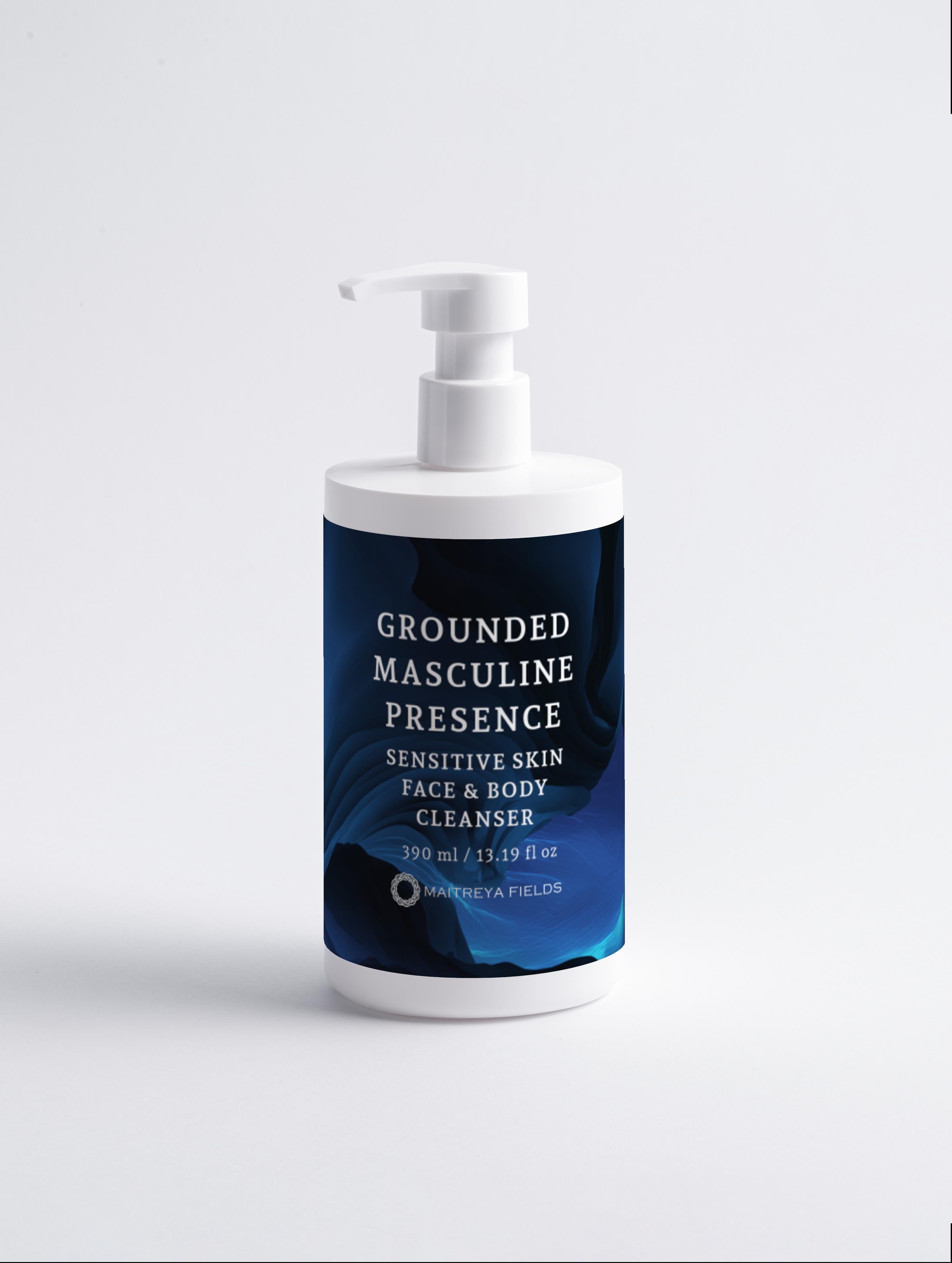 GROUNDED MASCULINE PRESENCE - Sensitive Skin Face & Body Cleanser