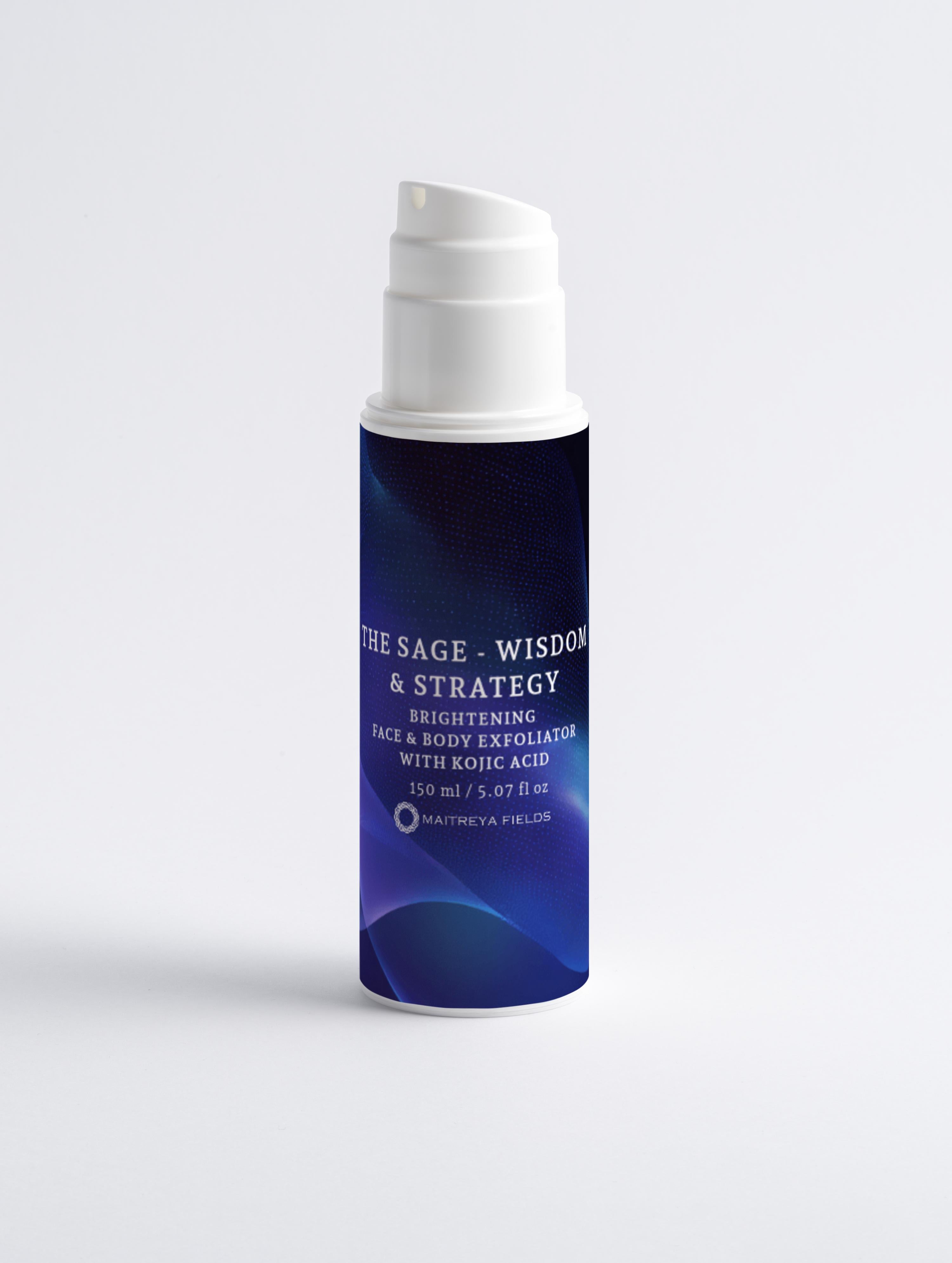 THE SAGE - WISDOM & STRATEGY - Brightening Face&Body Exfoliator with Kojic Acid