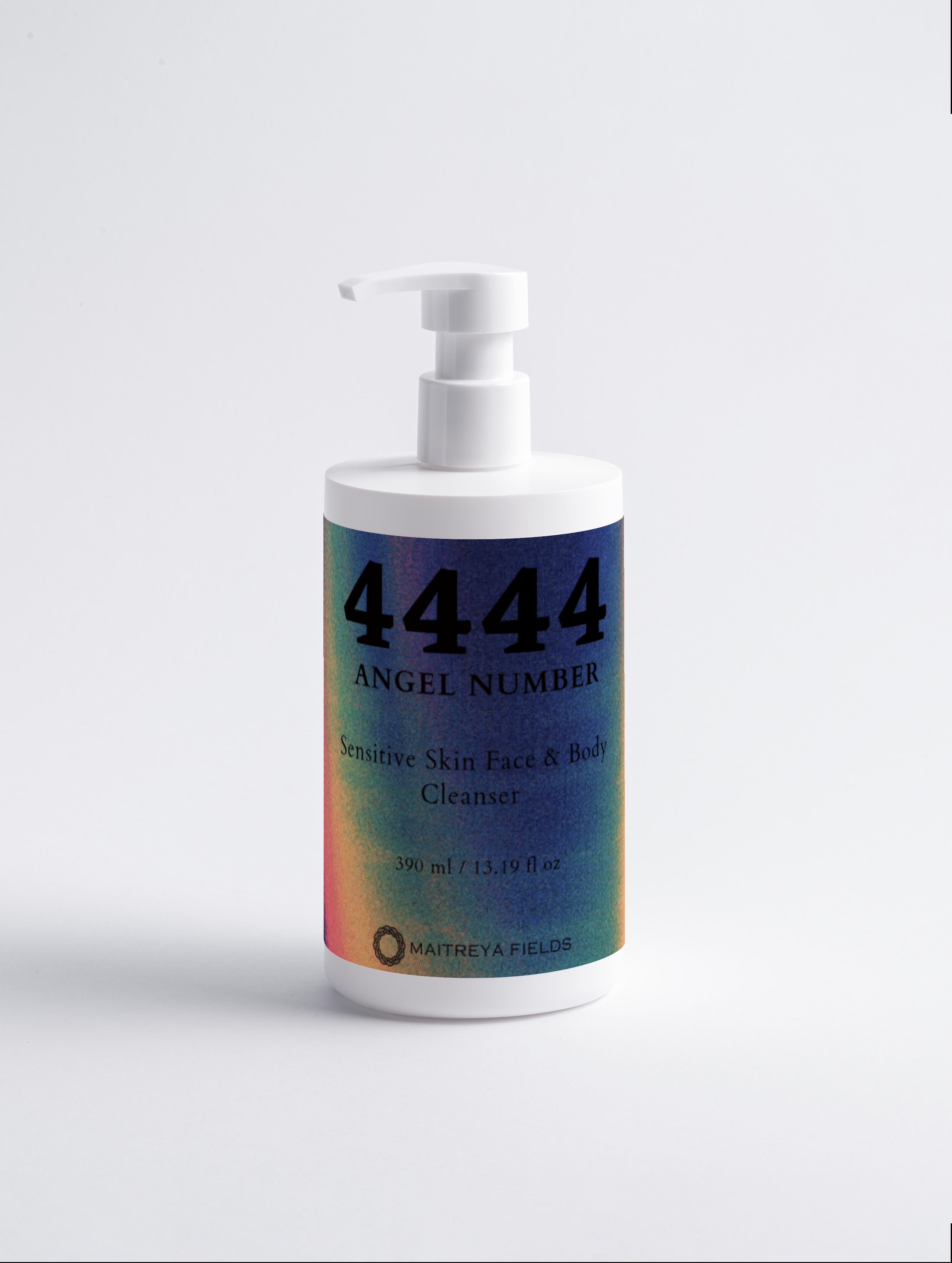 4444 Angel Number - Sensitive Skin Face & Body Cleanser