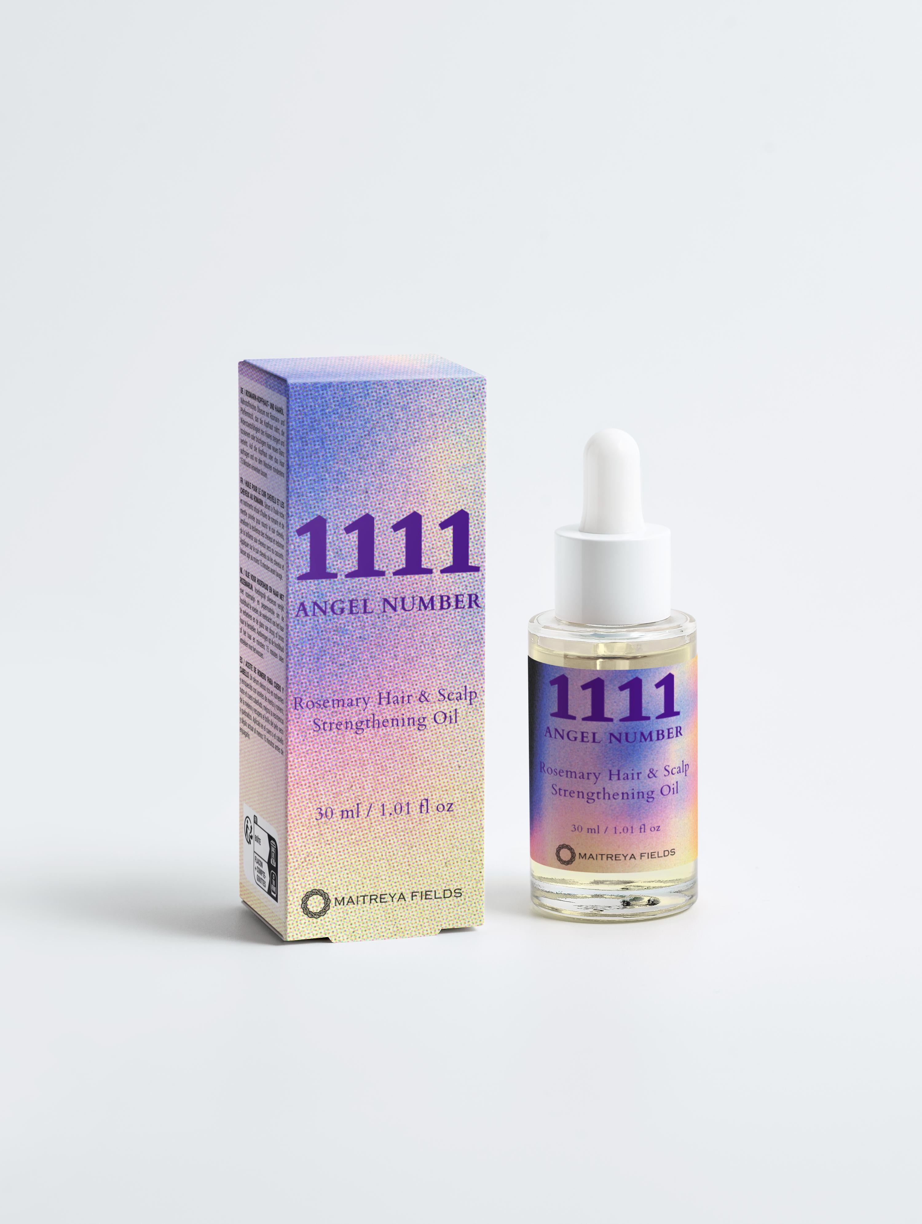 1111 Angel Number - Rosemary Hair & Scalp Strengthening Oil