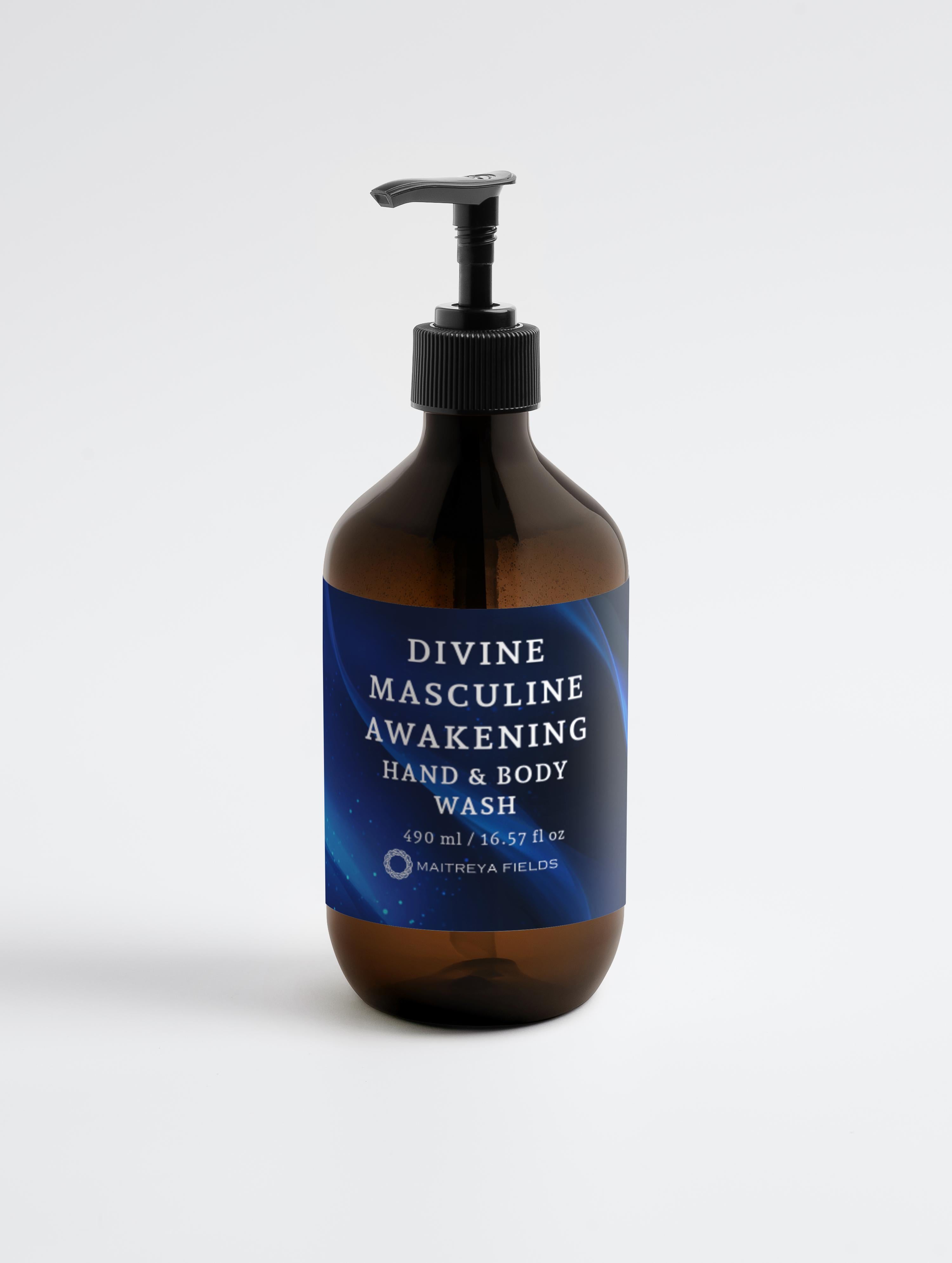 DIVINE MASCULINE AWAKENING - Hand & Body Wash, Patchouli & Amber Vanilla