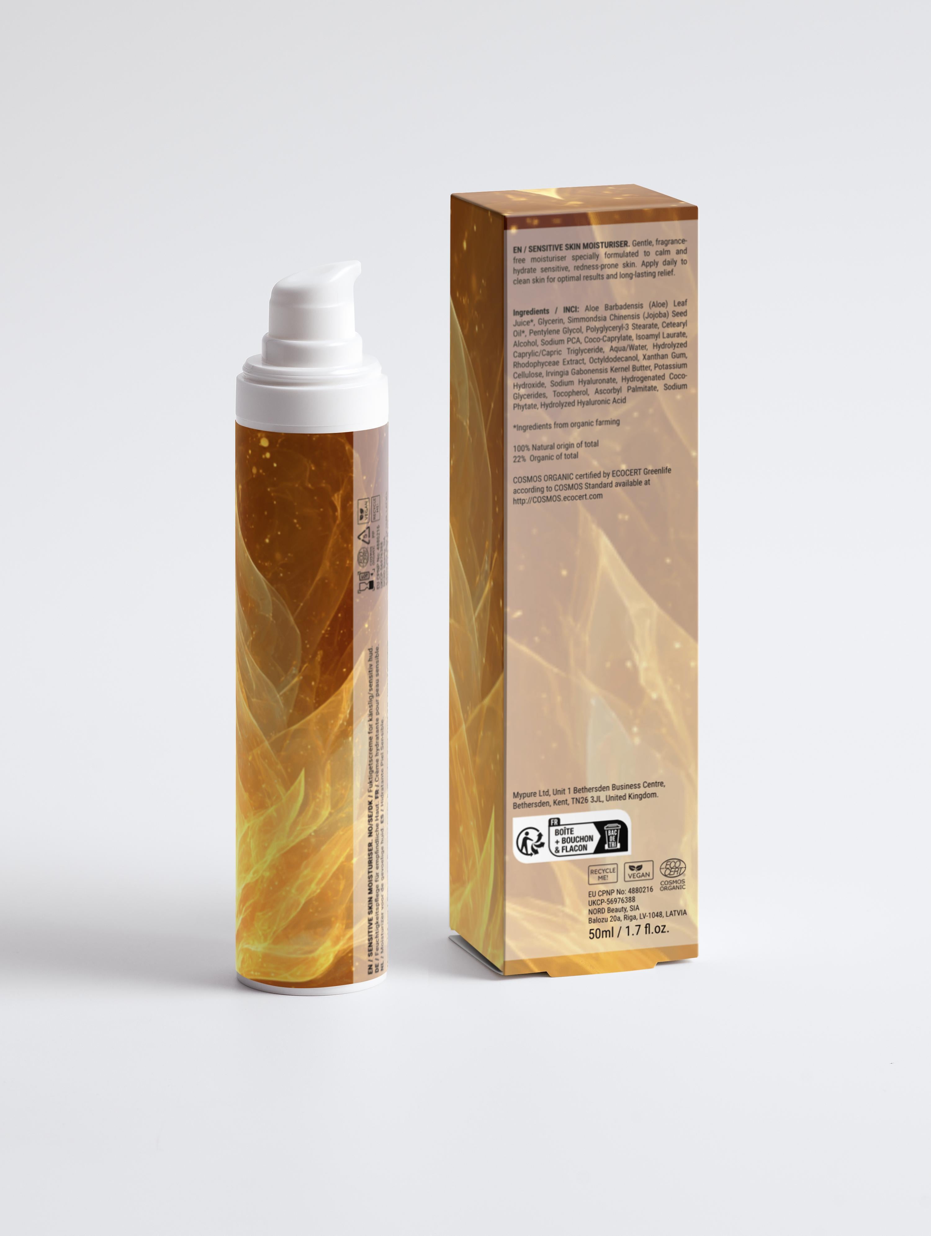 Golden Flame of Illumination - Sensitive Skin Moisturiser, Fragrance Free