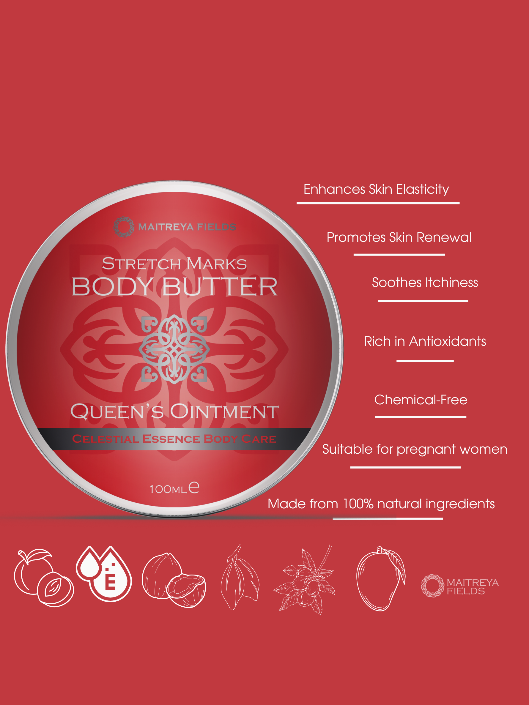 Whipped Raw Stretch Marks Body Butter-Queen’s Ointment