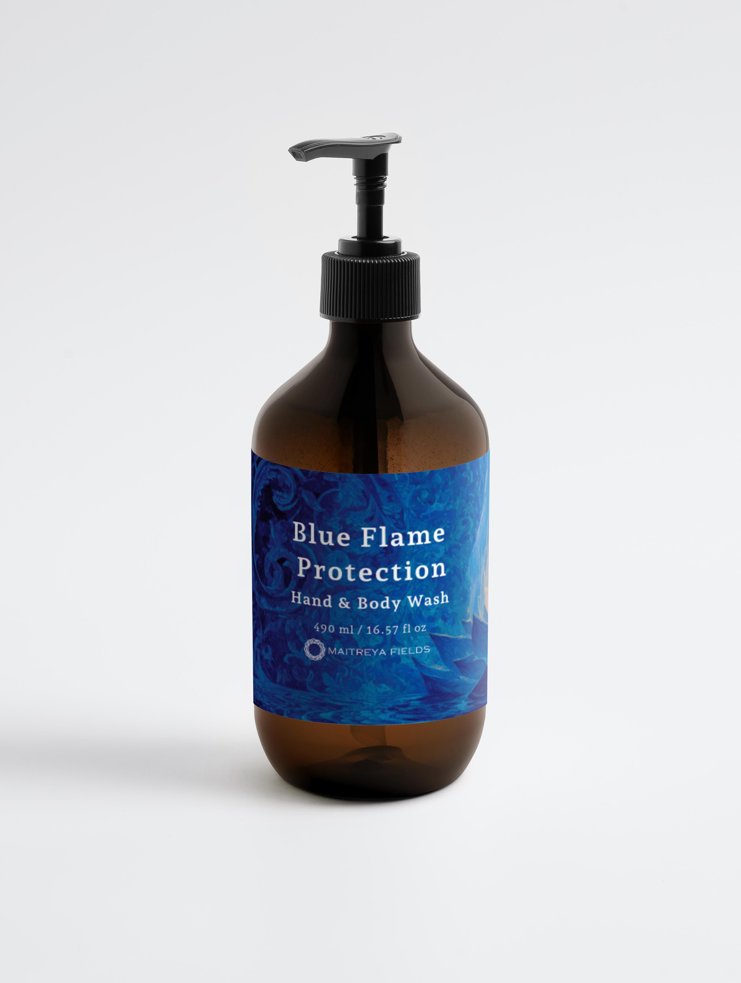 Blue Flame Protection - Hand & Body Wash, Patchouli & Amber Vanilla