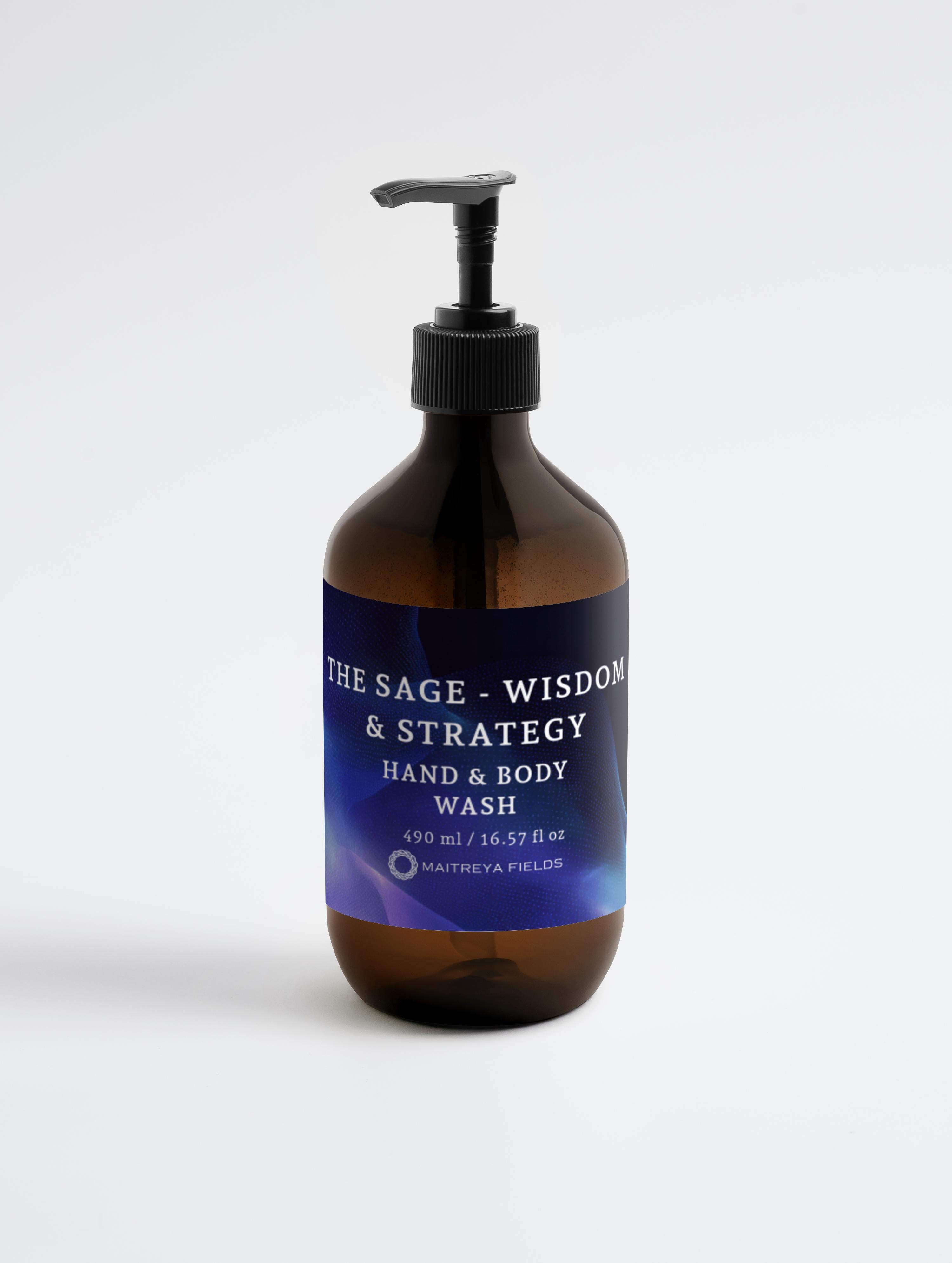 THE SAGE - WISDOM & STRATEGY - Hand & Body Wash, Patchouli & Amber Vanilla