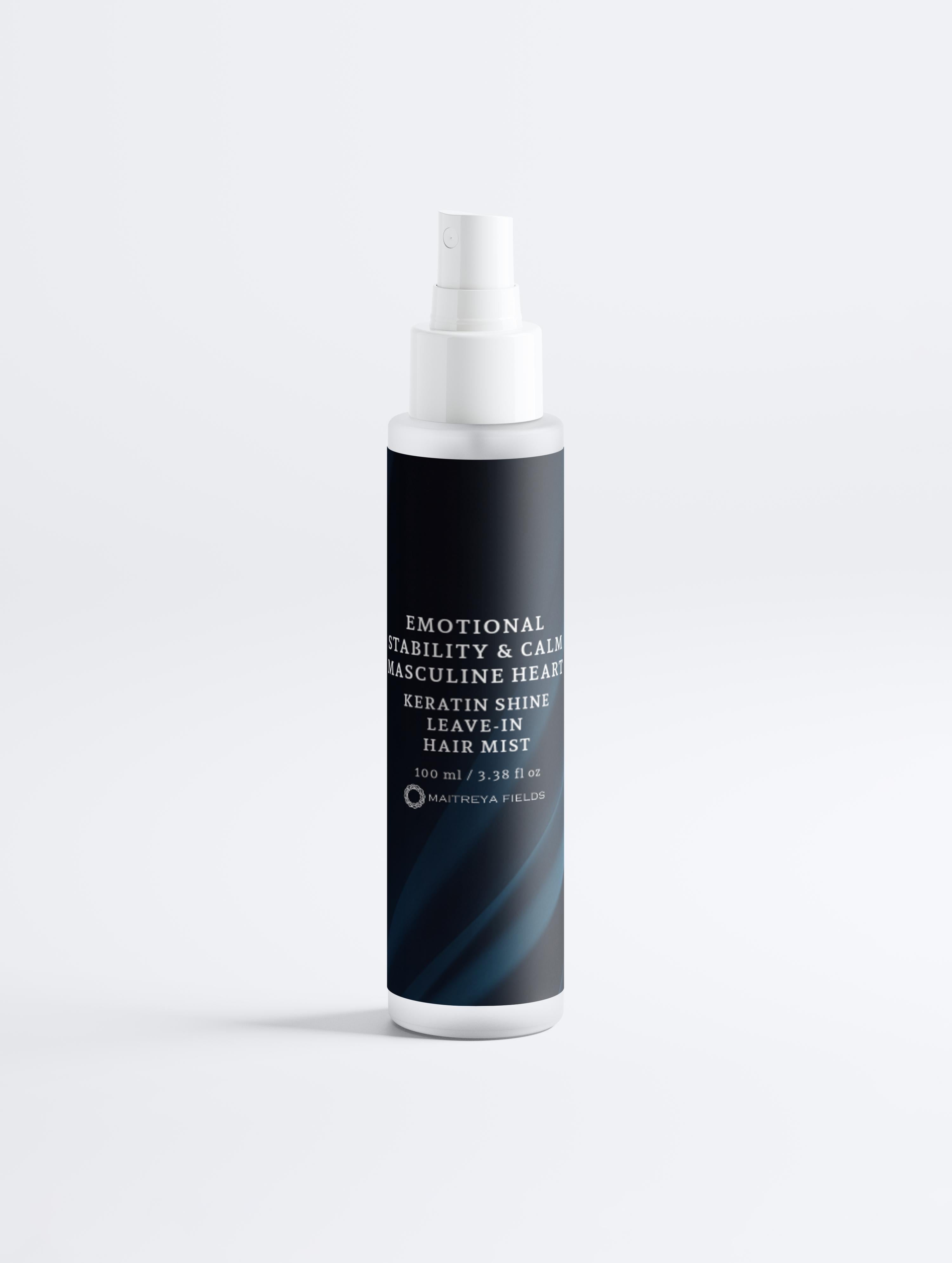 EMOTIONAL STABILITY & CALM MASCULINE HEART - Keratin Shine Leave-In Hair Mist