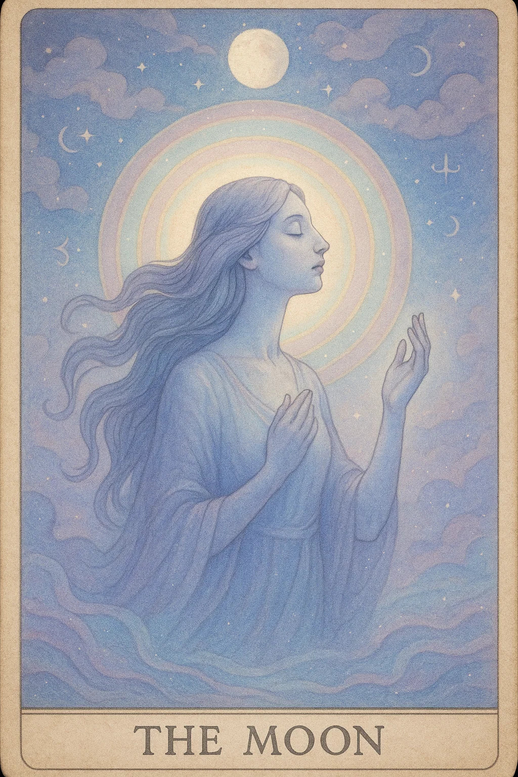 ☽ Halo of the Moon - Infused with Maitreya Reiki