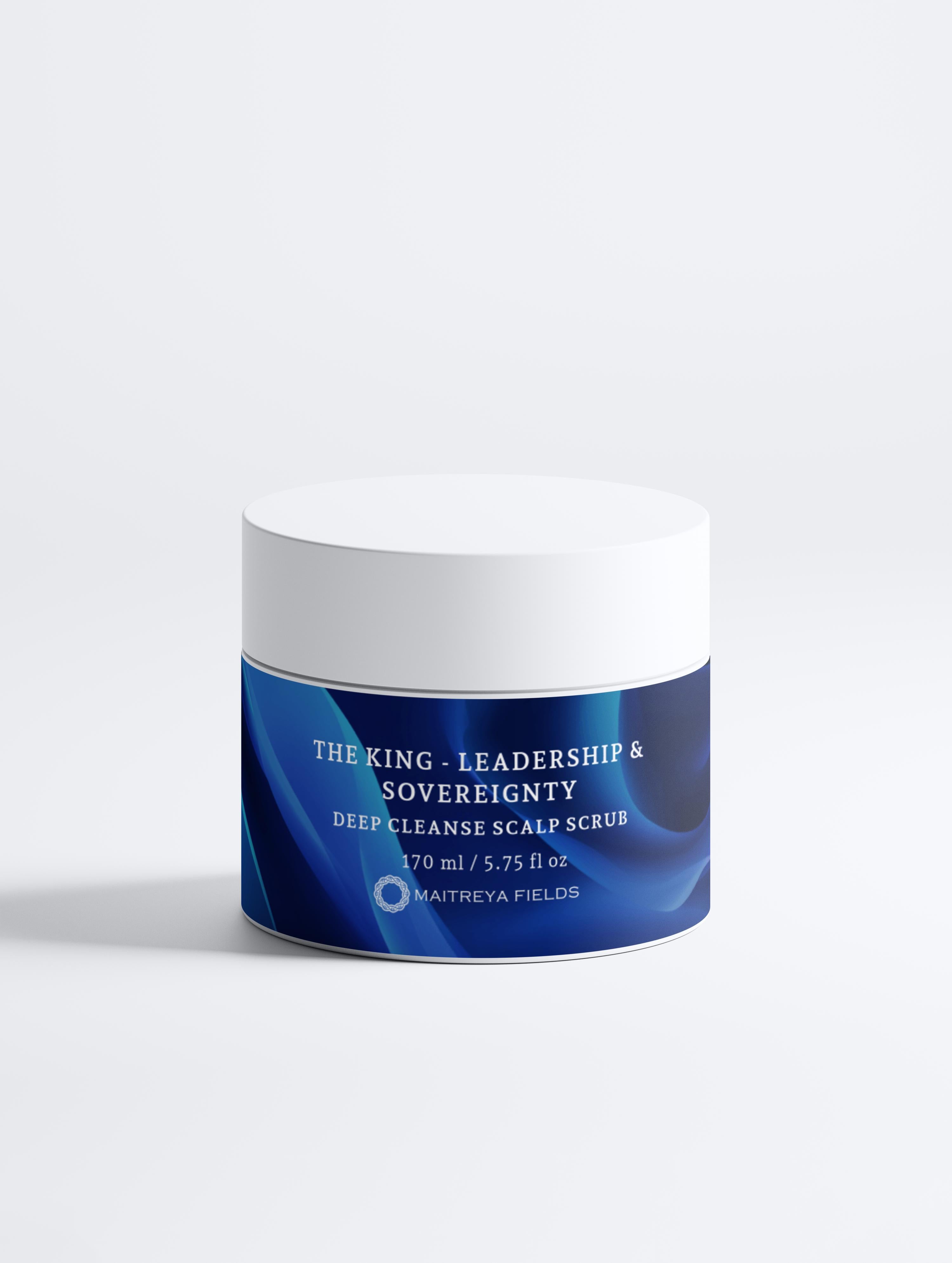THE KING - LEADERSHIP & SOVEREIGNTY - Deep Cleanse Scalp Scrub, Rosemary & Mint