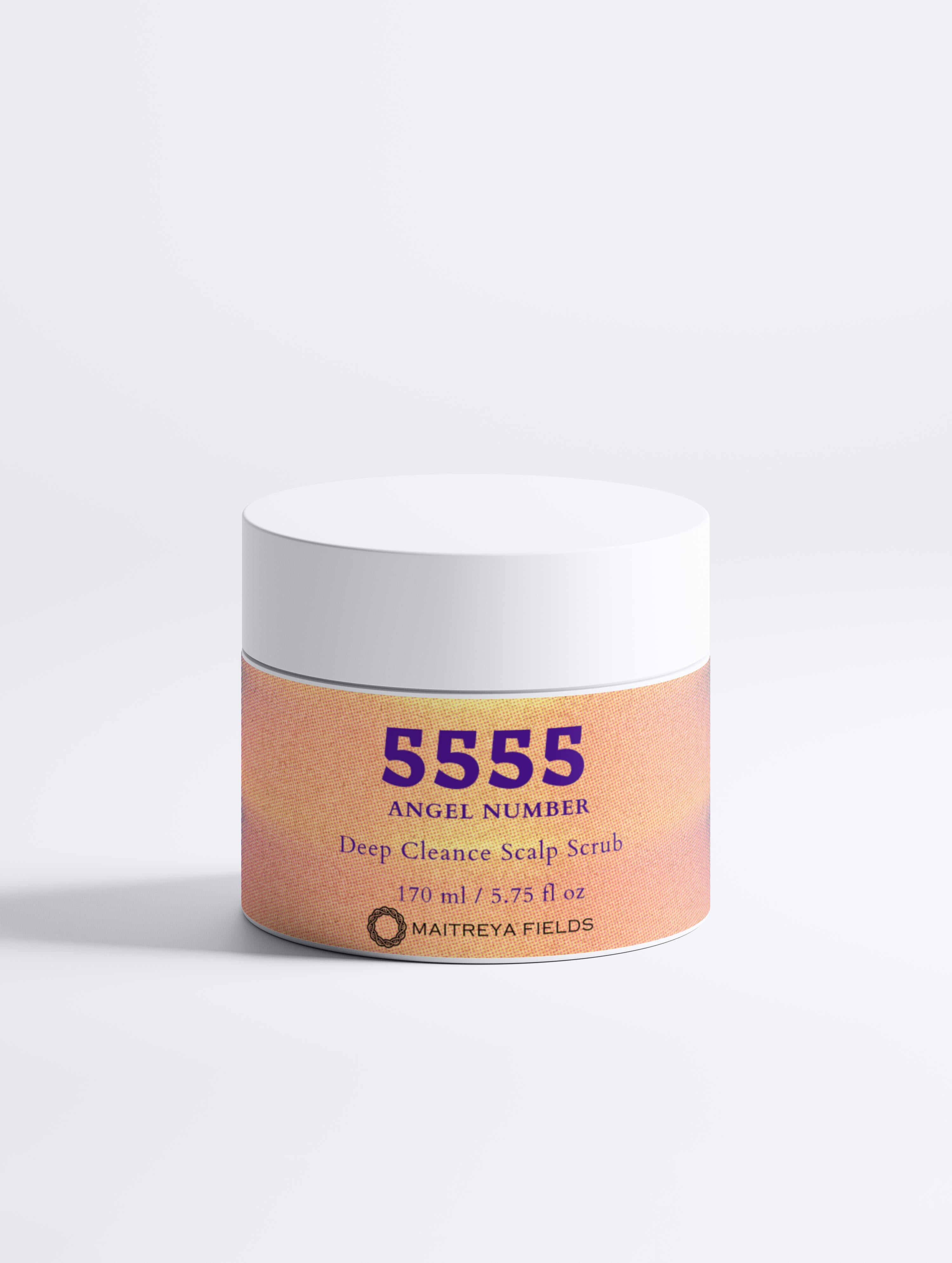 5555 Angel Number - Deep Cleanse Scalp Scrub, Rosemary & Mint