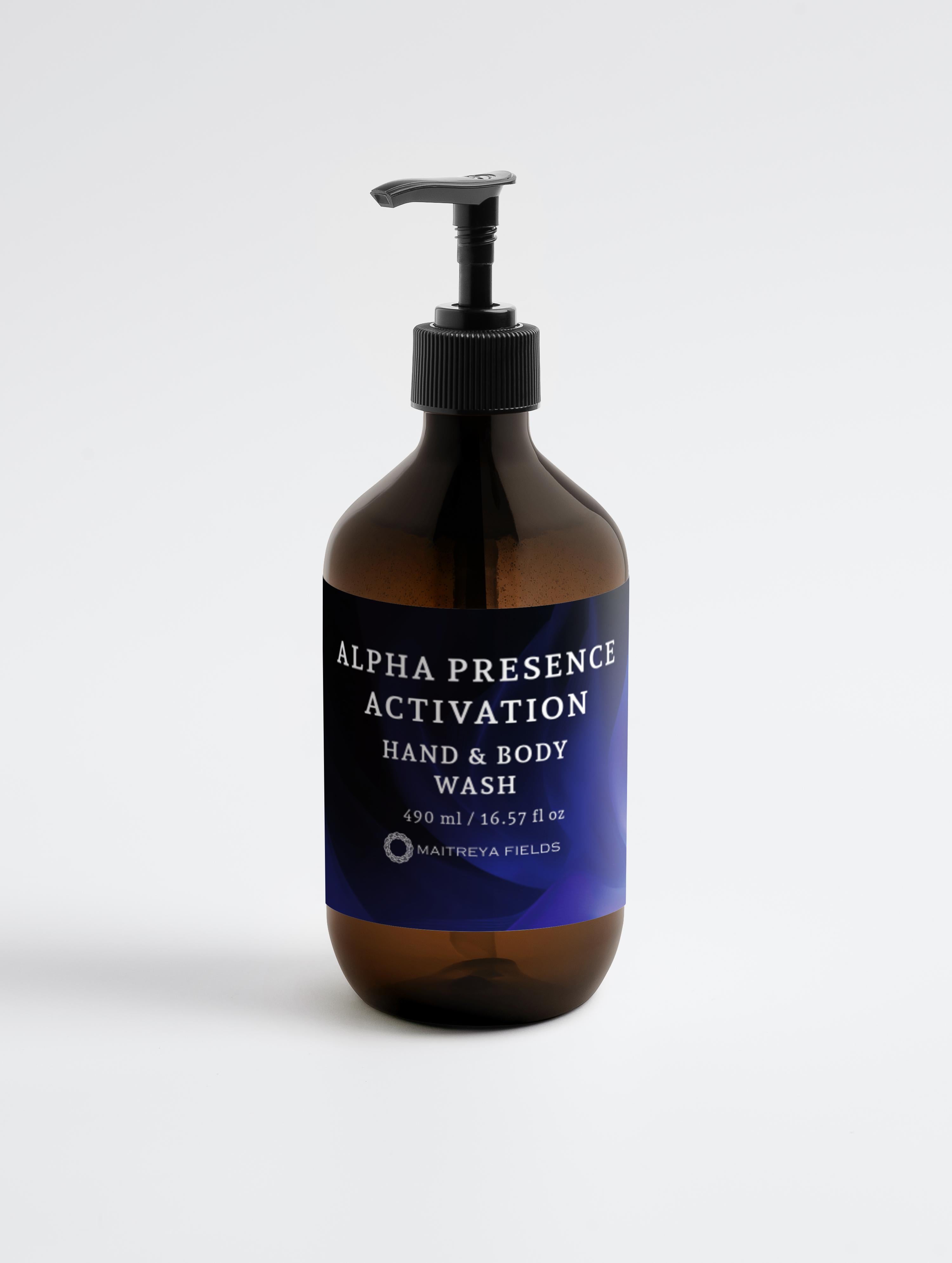 ALPHA PRESENCE ACTIVATION - Hand & Body Wash, Patchouli & Amber Vanilla