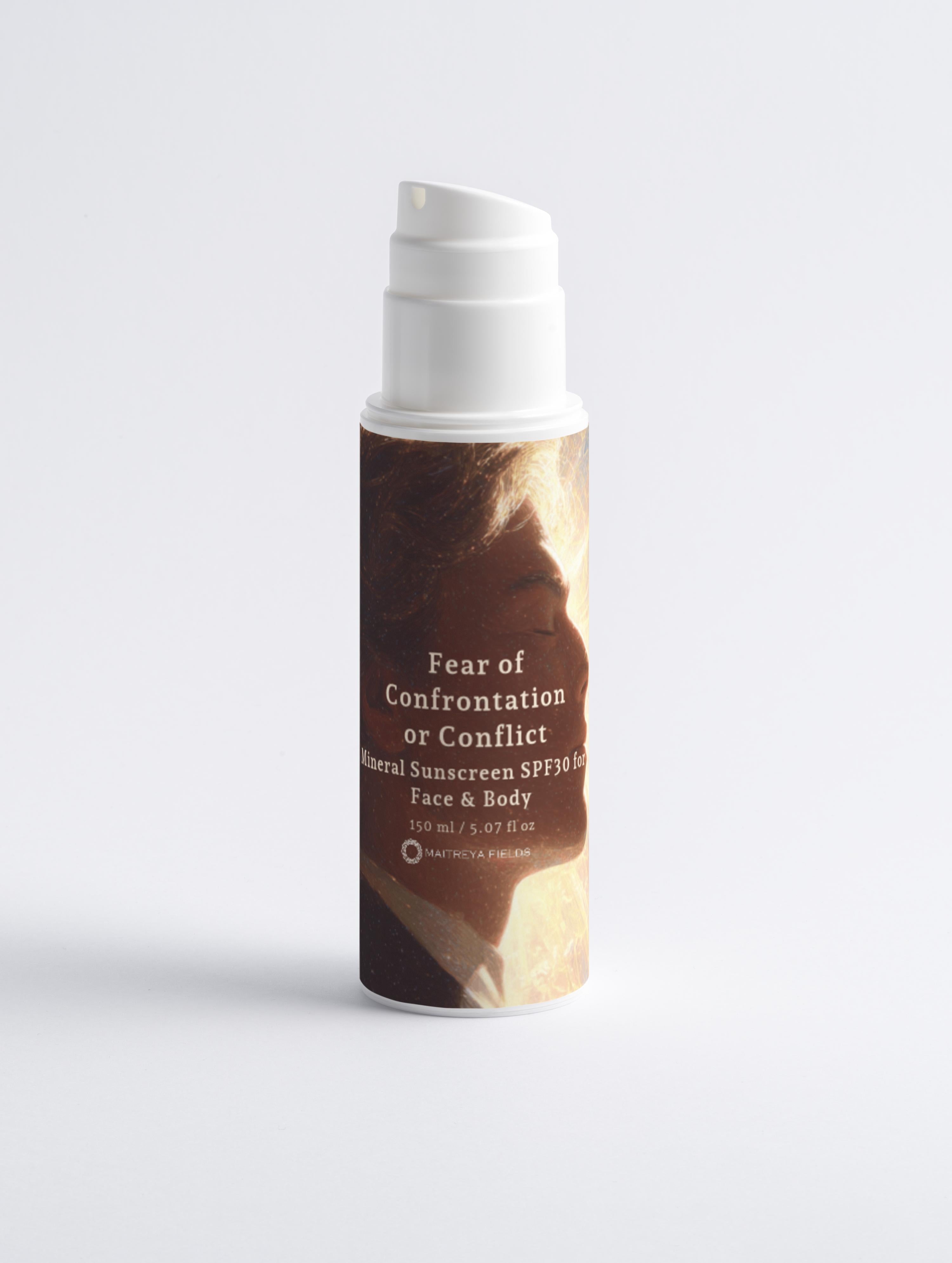 Fear of Confrontation or Conflict - Mineral Sunscreen SPF30 for Face & Body, no tint