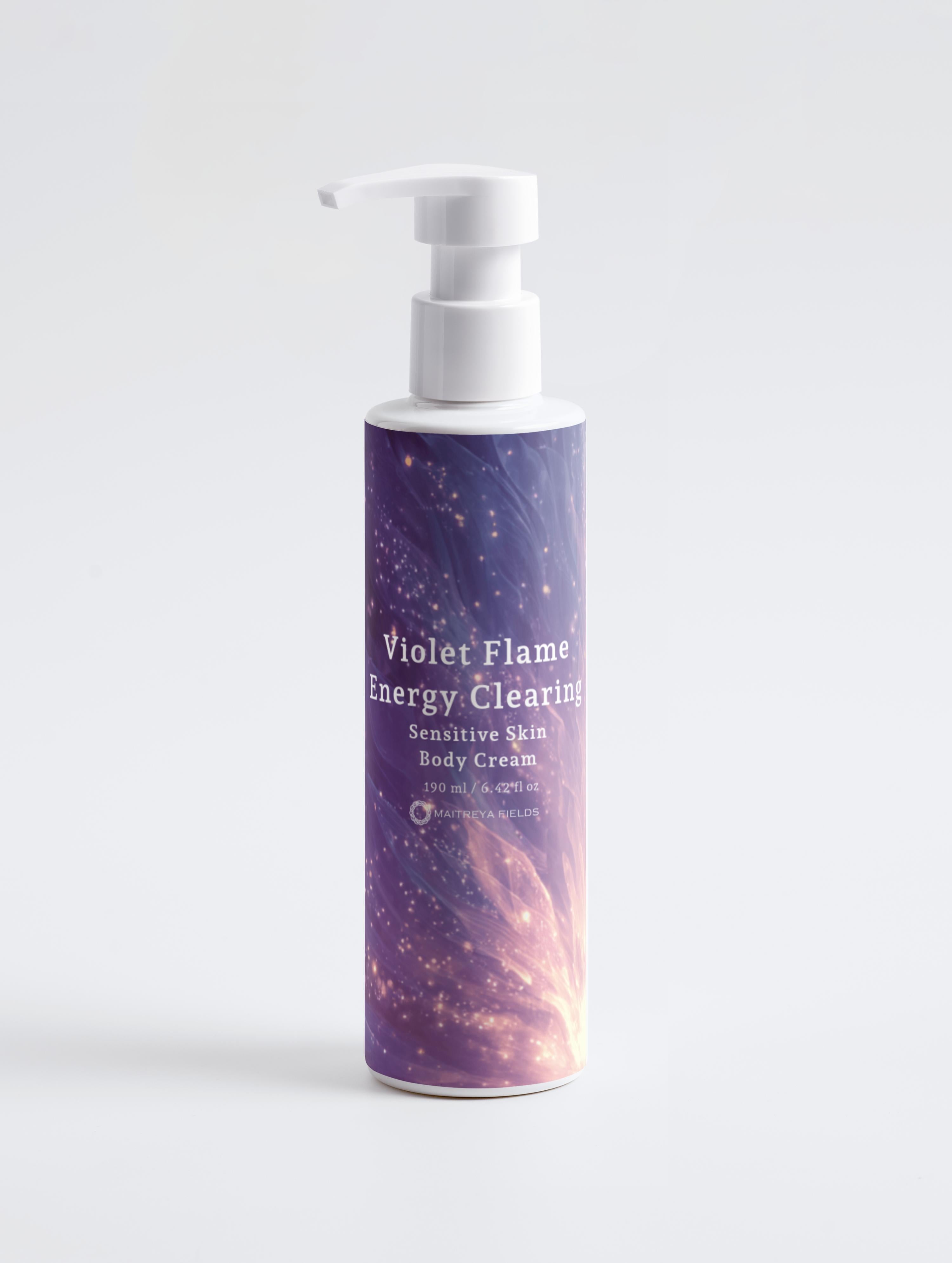 Violet Flame Energy Clearing - Sensitive Skin Body Cream