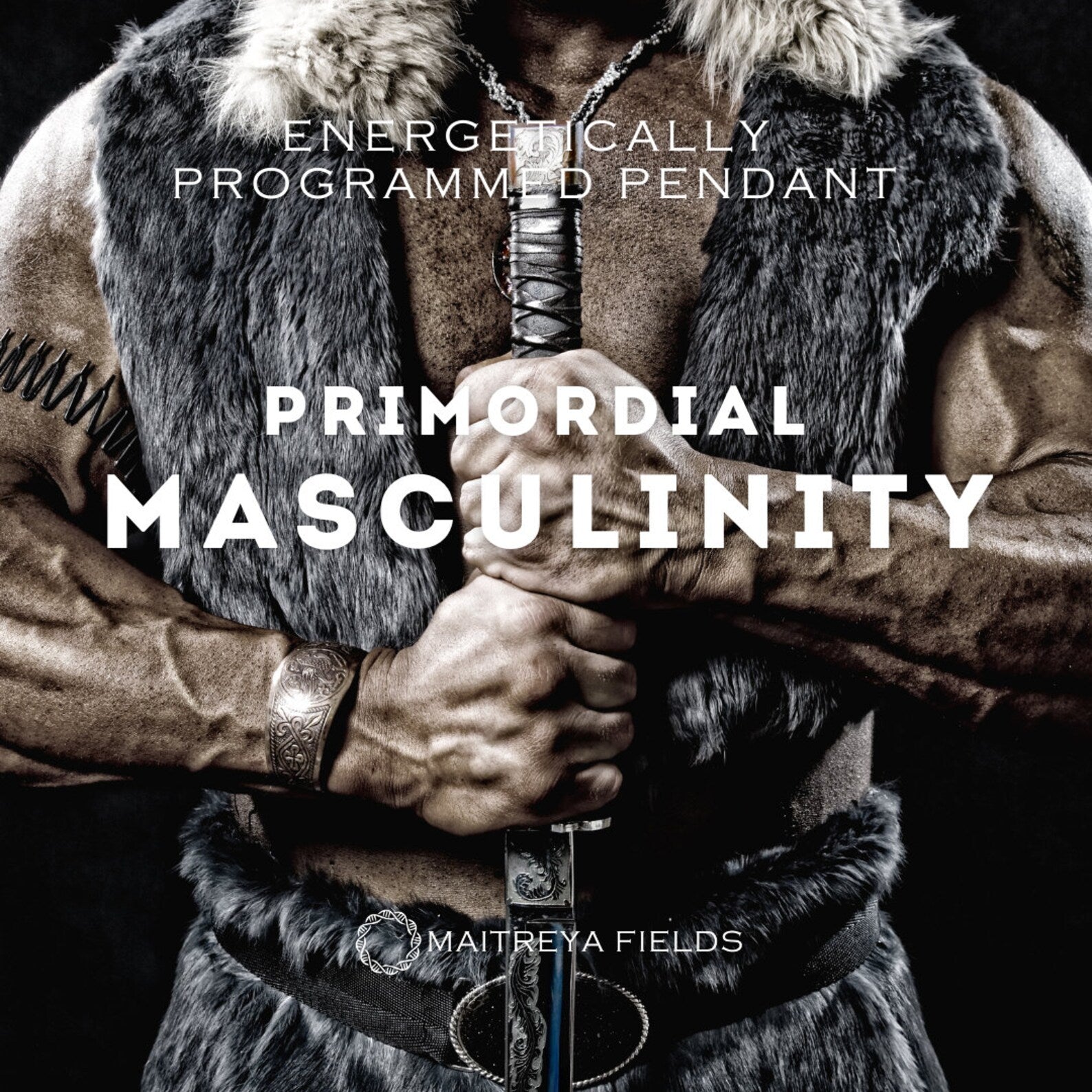 Apollo Perfect Masculine Beauty Pendant 170 / Chrysopoeia Series / Maitreya Fields - Energetically Programmed