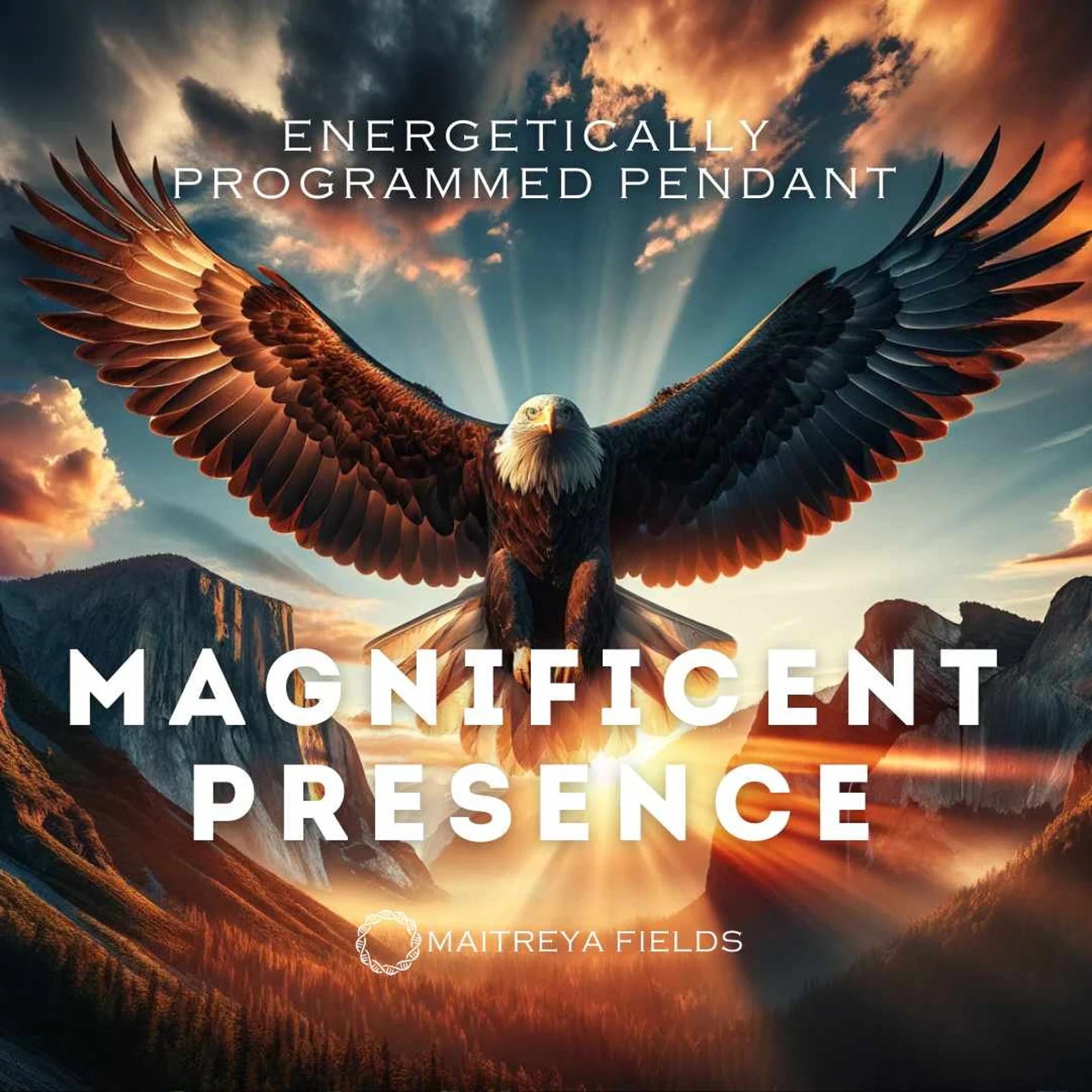 Magnificent Presence Pendant 165/ Chrysopoeia Series / Maitreya Fields - Energetically Programmed