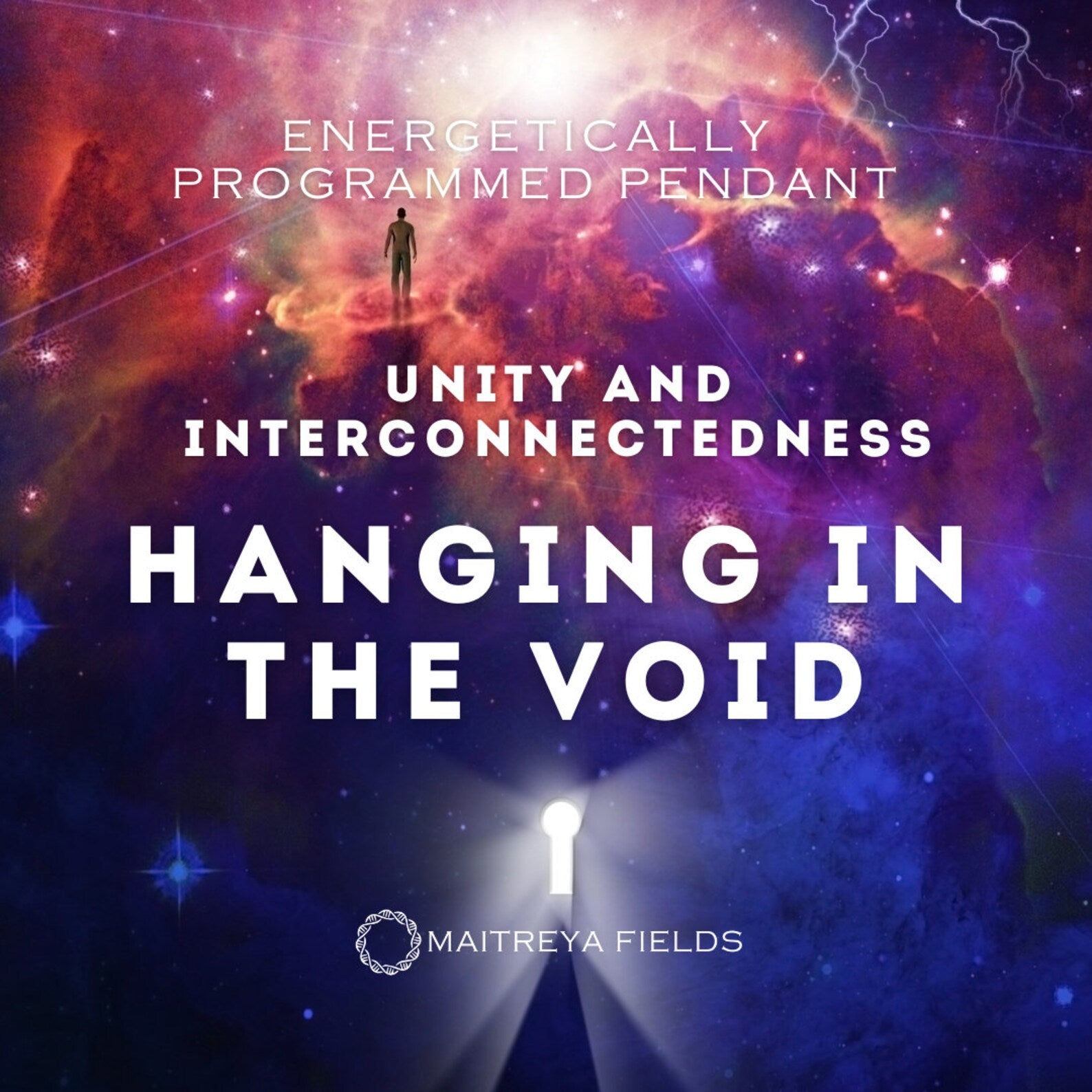 The Overview Effect Pendant 109 / Chrysopoeia Series / Maitreya Fields - Energetically Programmed