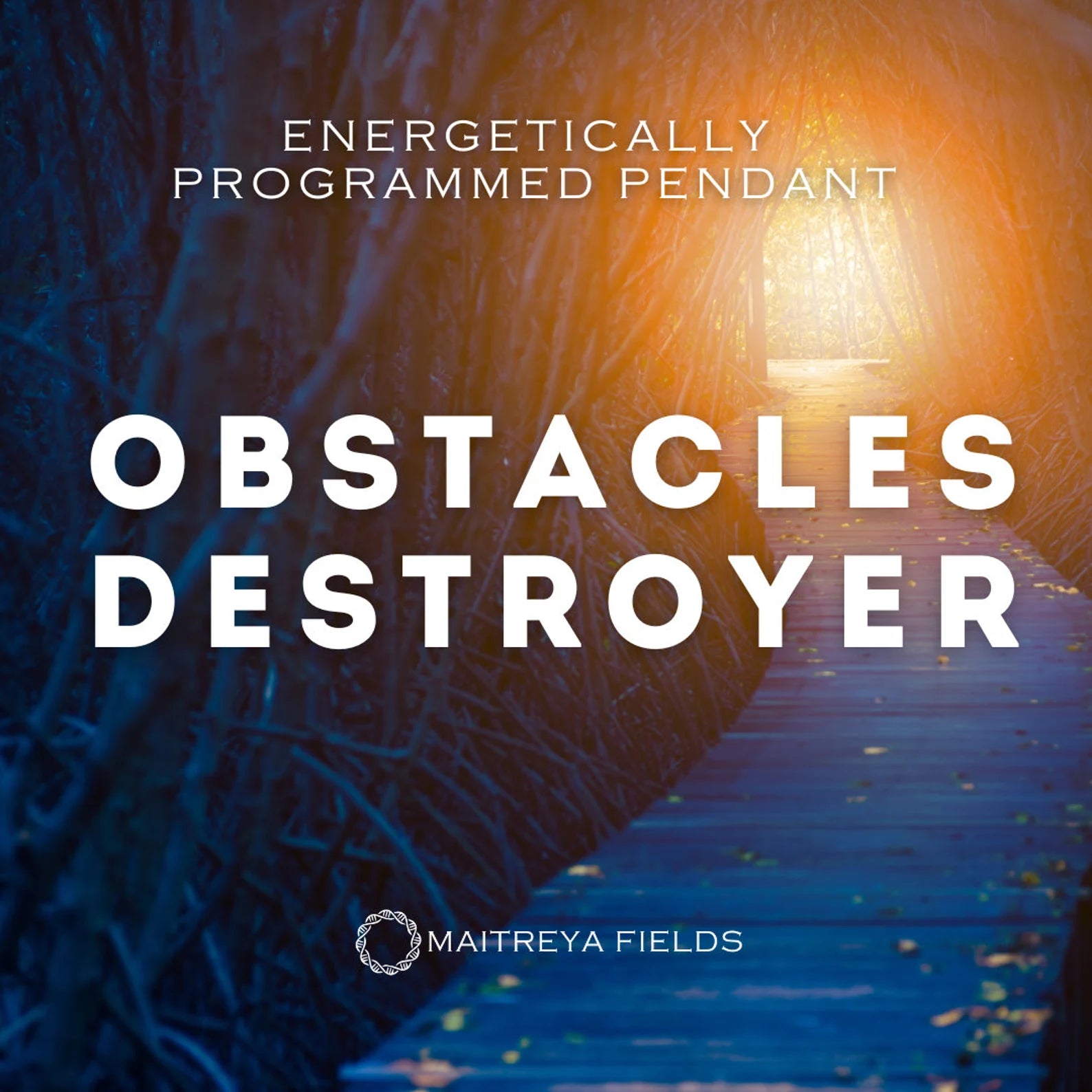Obstacles Destroyer Pendant 116 / Chrysopoeia Series / Maitreya Fields - Energetically Programmed