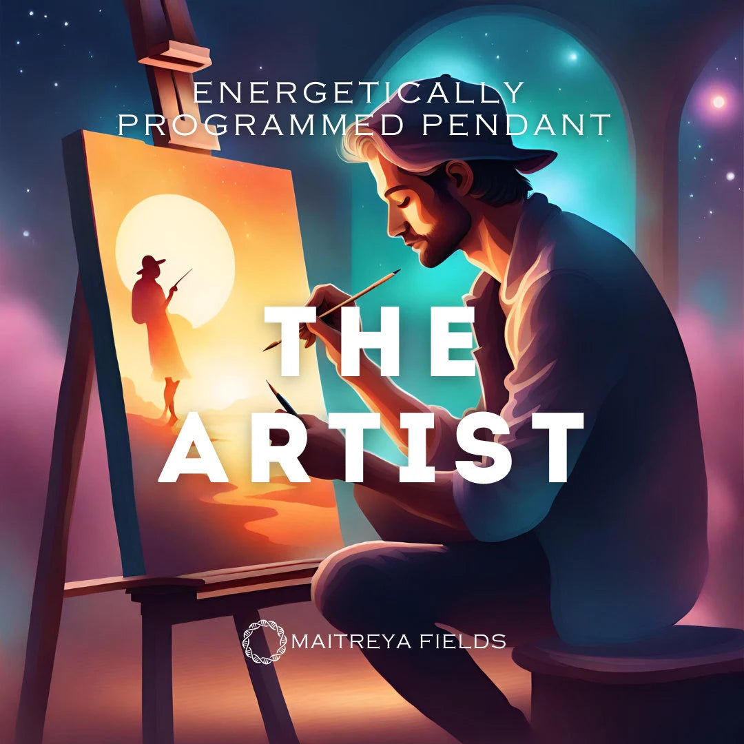 The Artist Pendant 71 / Chrysopoeia Series / Maitreya Fields - Energetically Programmed