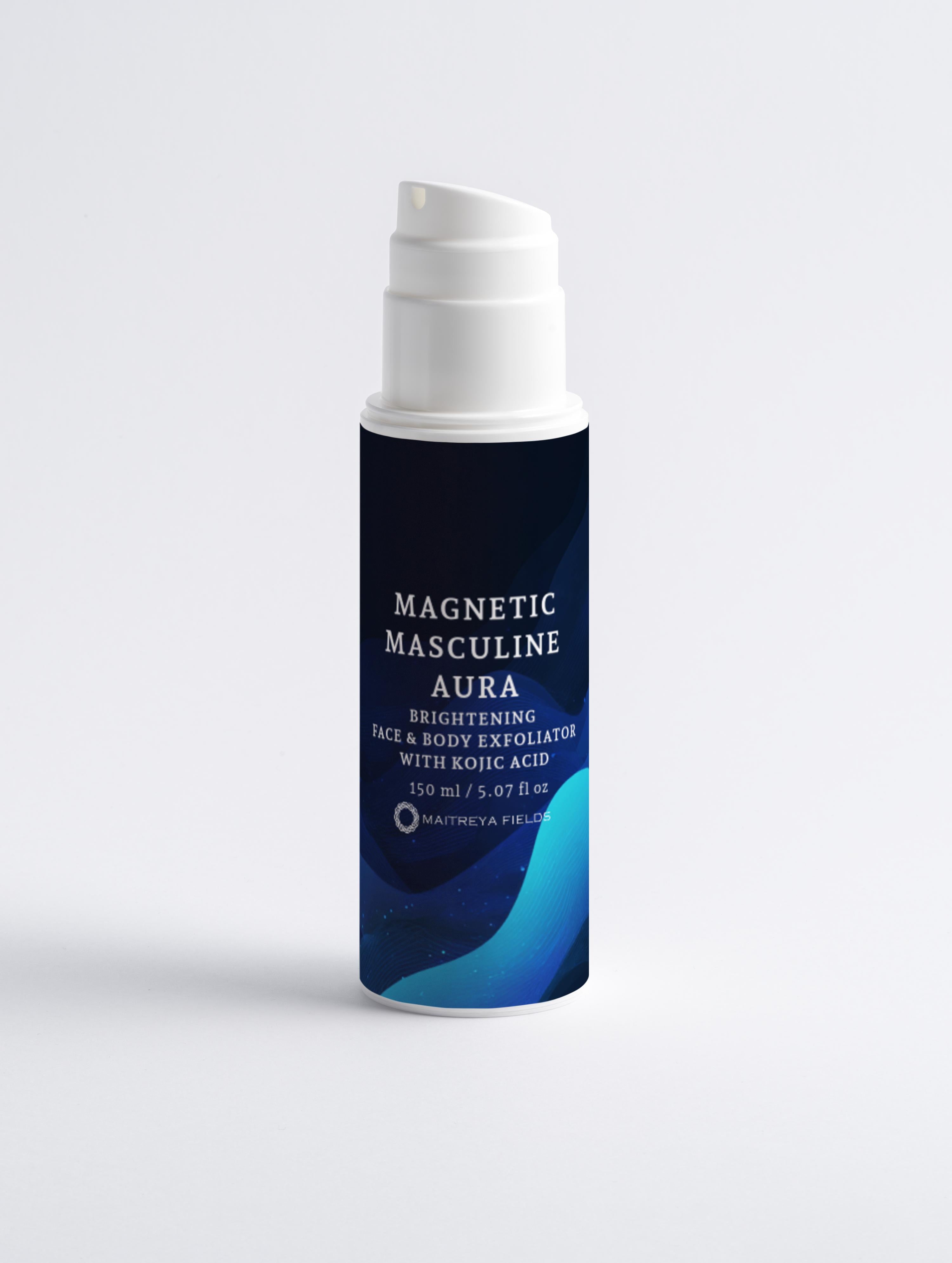 MAGNETIC MASCULINE AURA - Brightening Face&Body Exfoliator with Kojic Acid