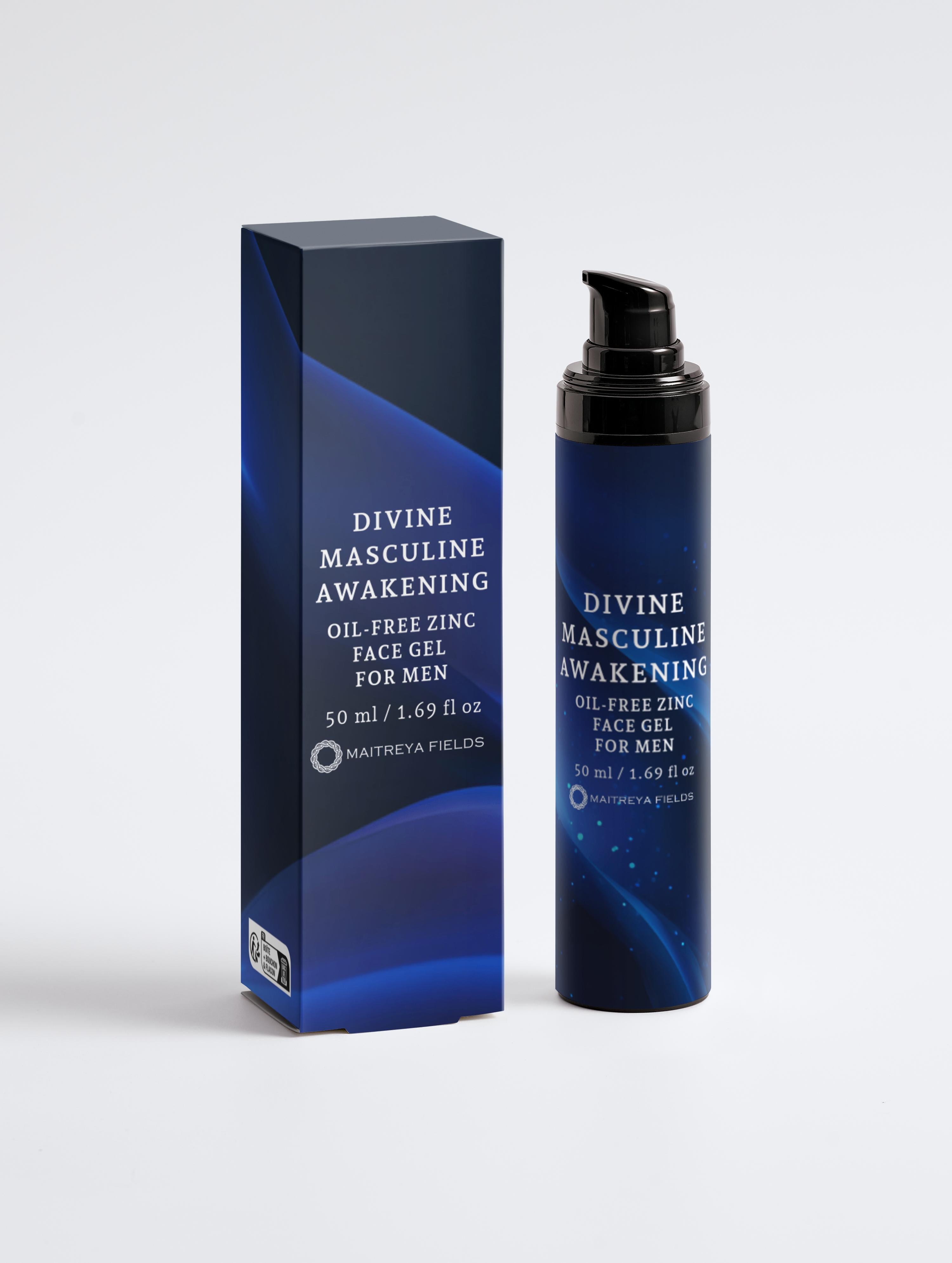 DIVINE MASCULINE AWAKENING - Oil-Free Zinc Face Gel for Men