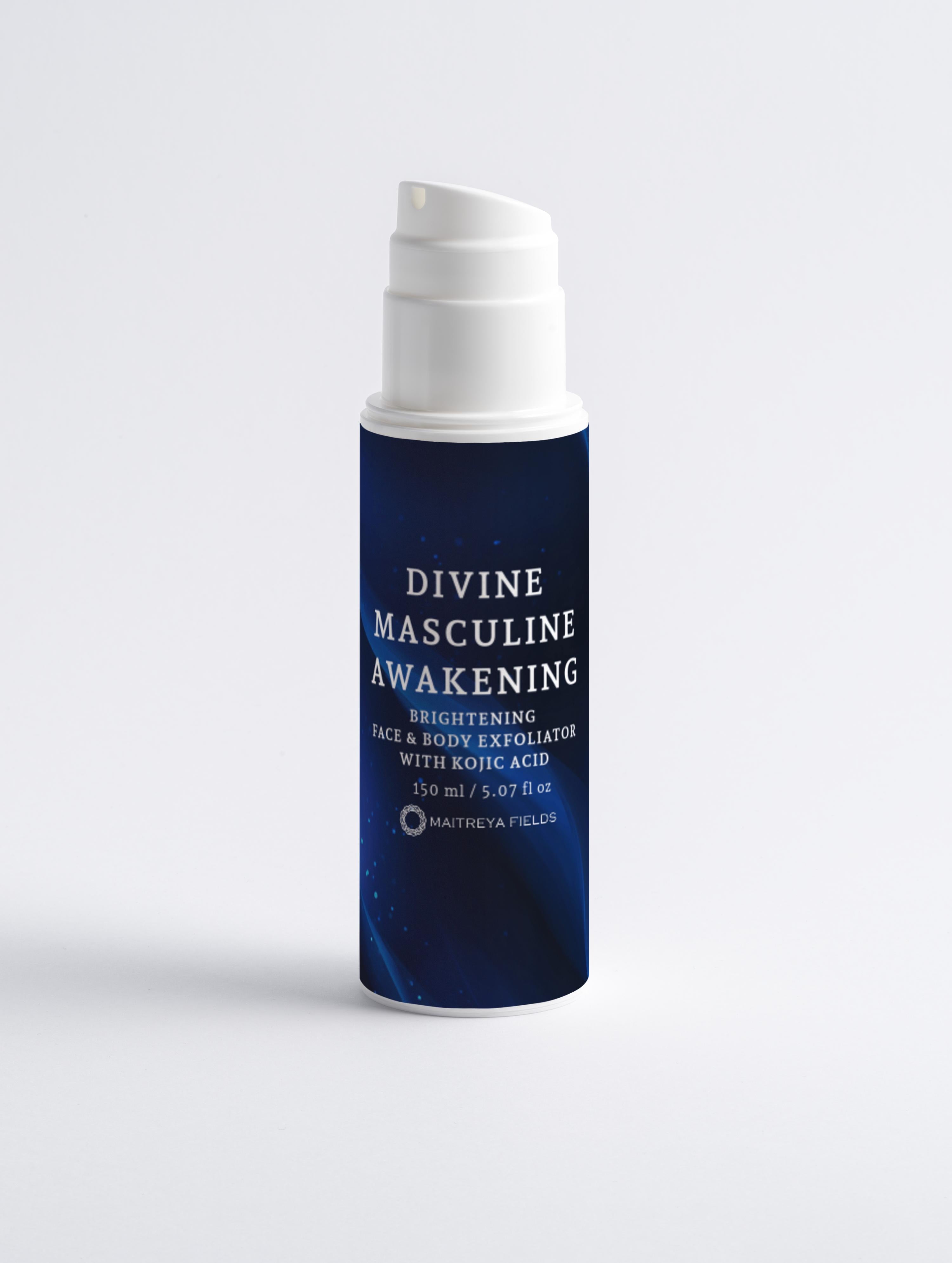DIVINE MASCULINE AWAKENING - Brightening Face&Body Exfoliator with Kojic Acid