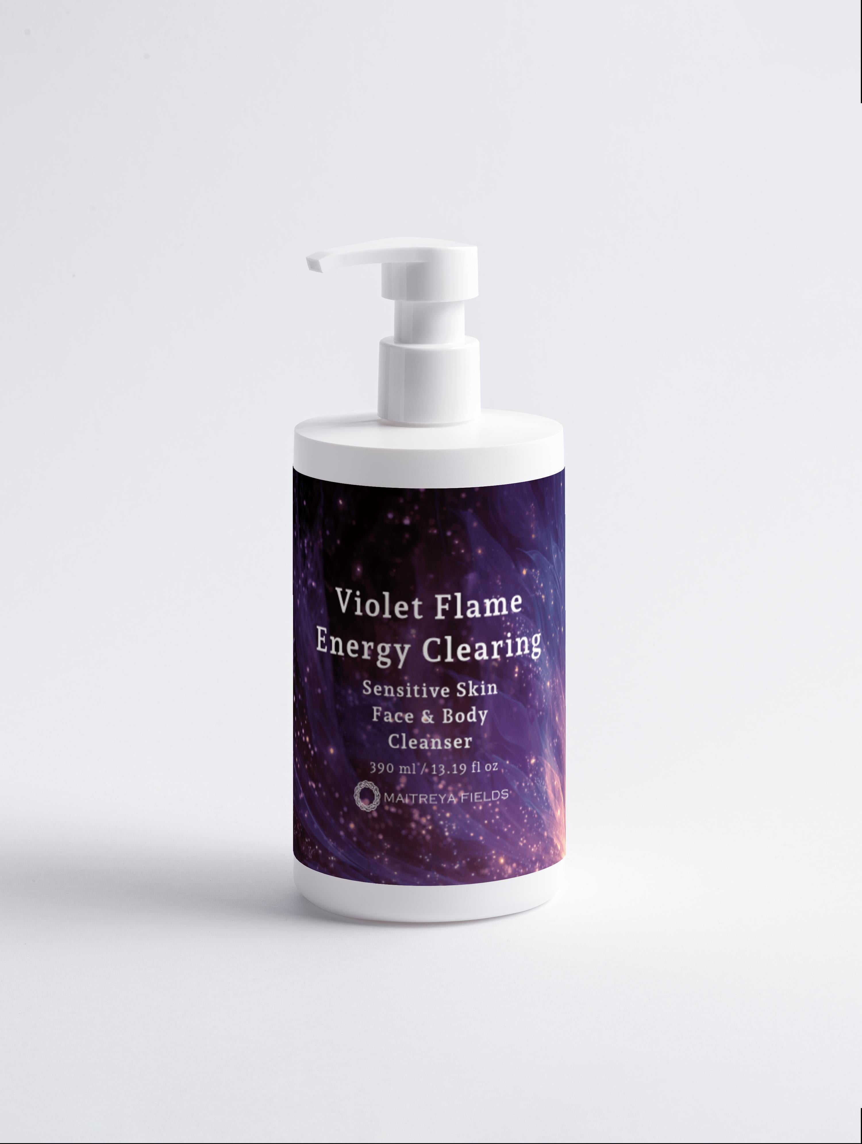 Violet Flame Energy Clearing - Sensitive Skin Face & Body Cleanser