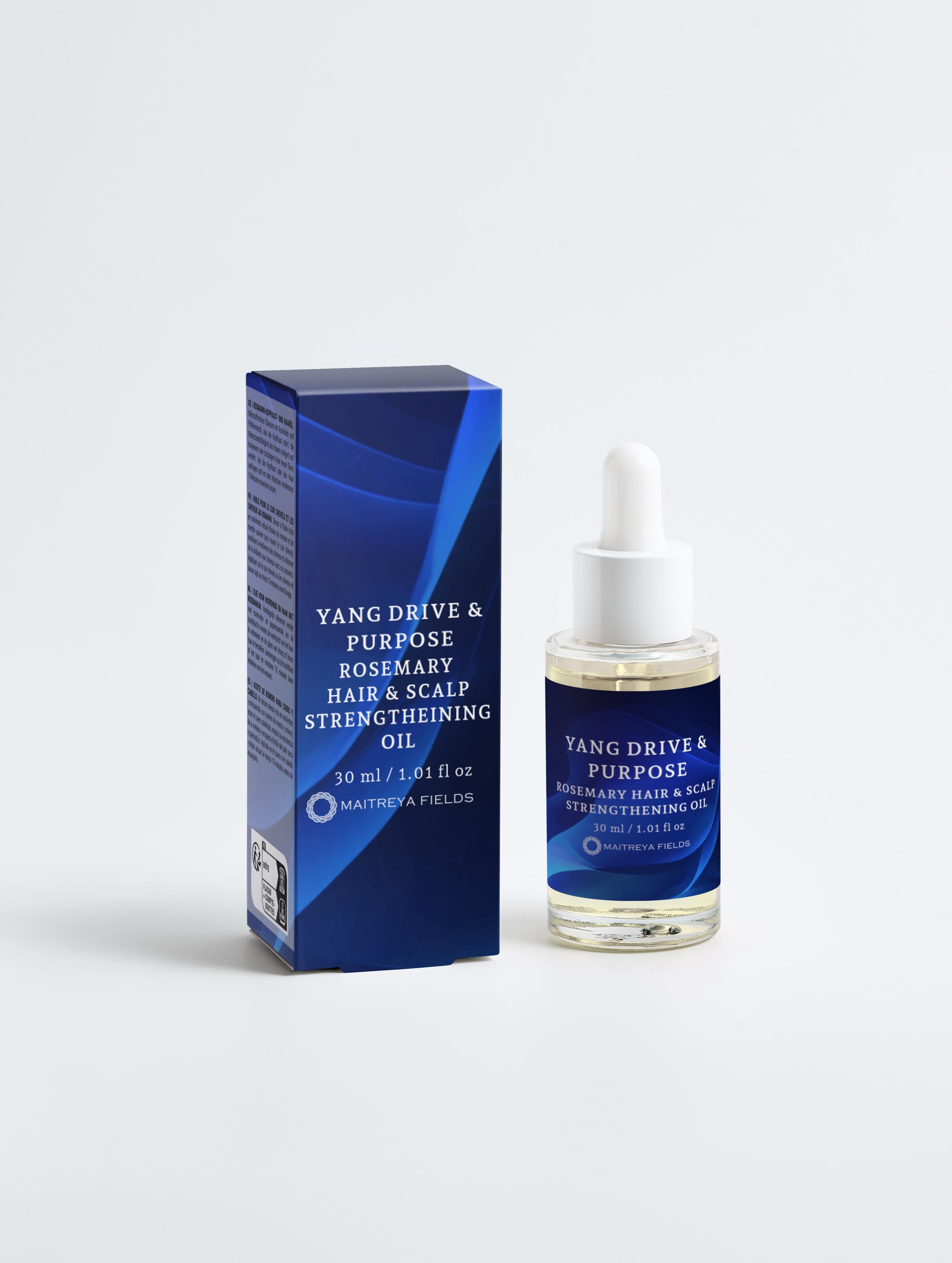 YANG DRIVE & PURPOSE - Rosemary Hair & Scalp Strengthening Oil