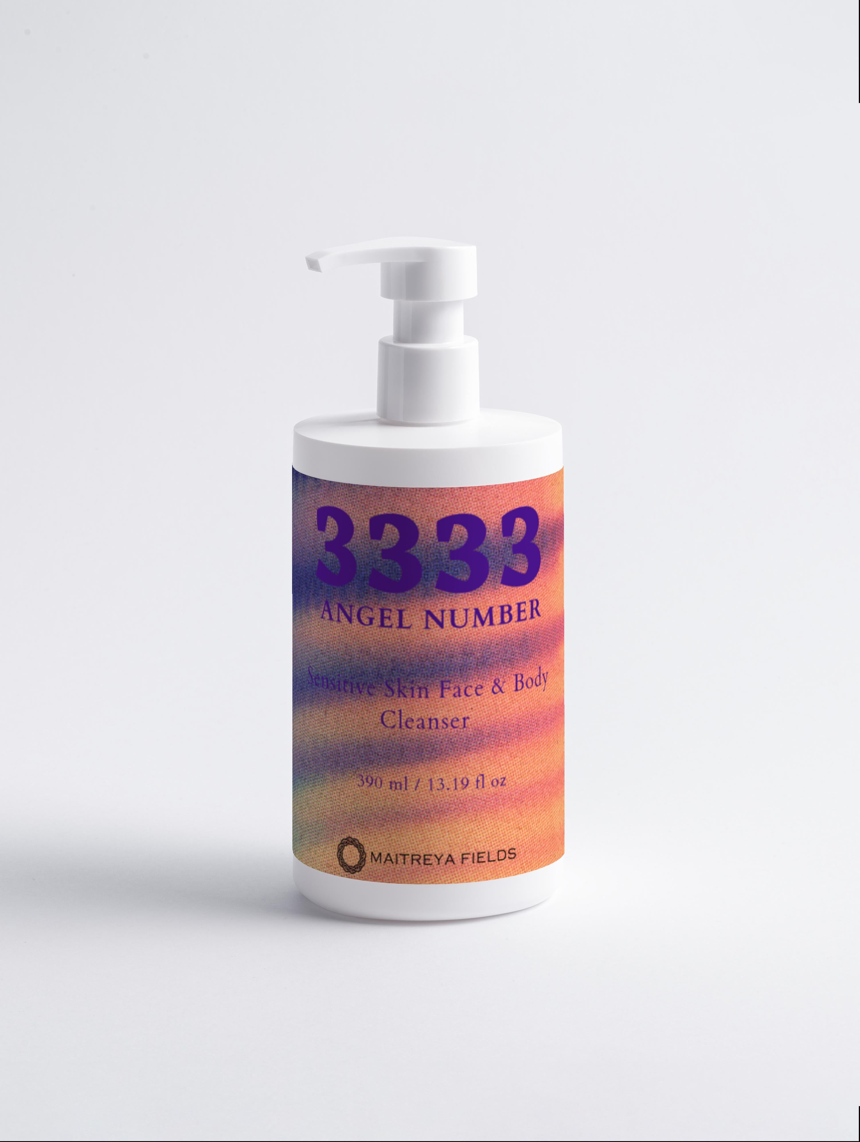 3333 Angel Number - Sensitive Skin Face & Body Cleanser