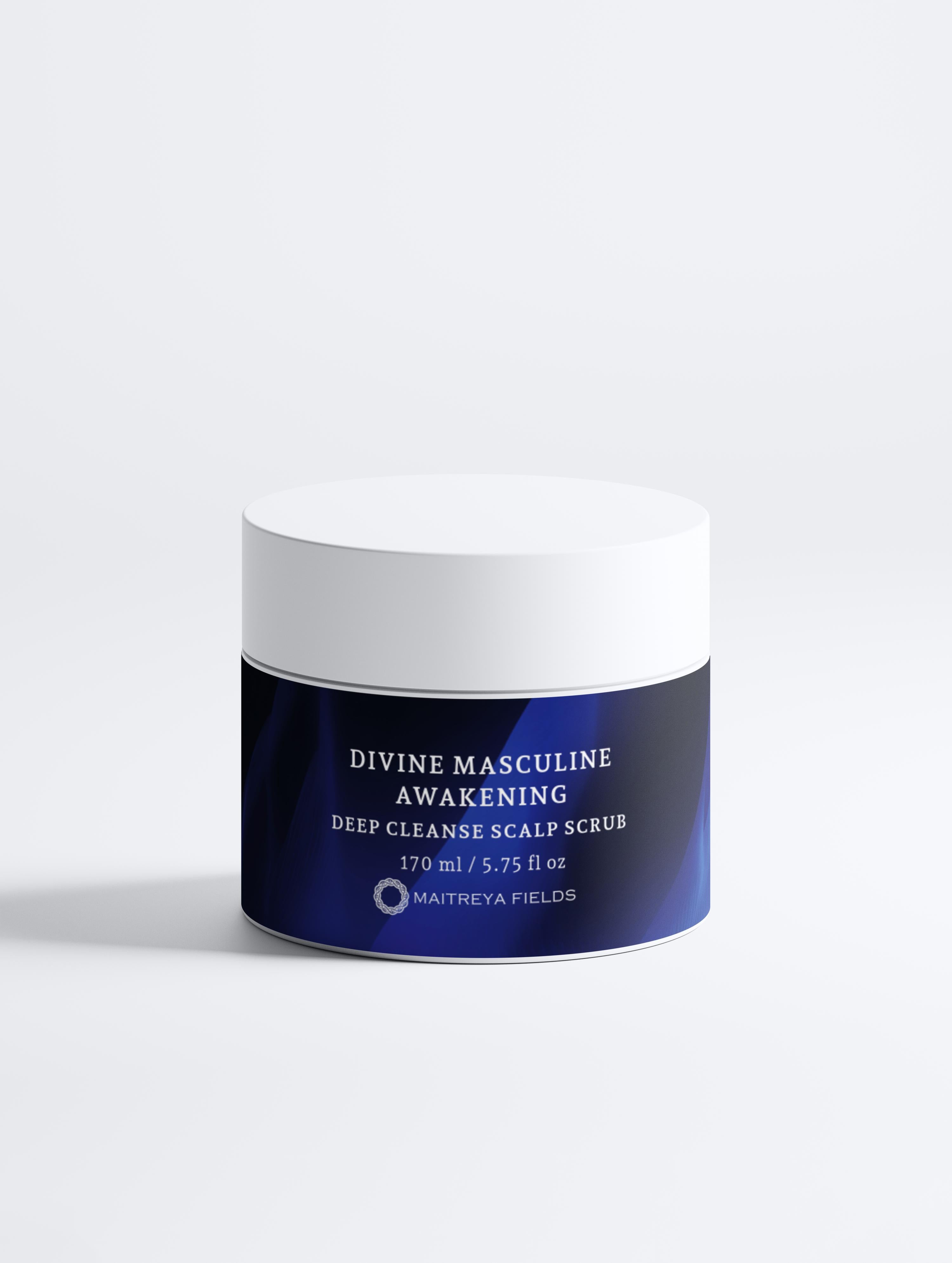 DIVINE MASCULINE AWAKENING - Deep Cleanse Scalp Scrub, Rosemary & Mint