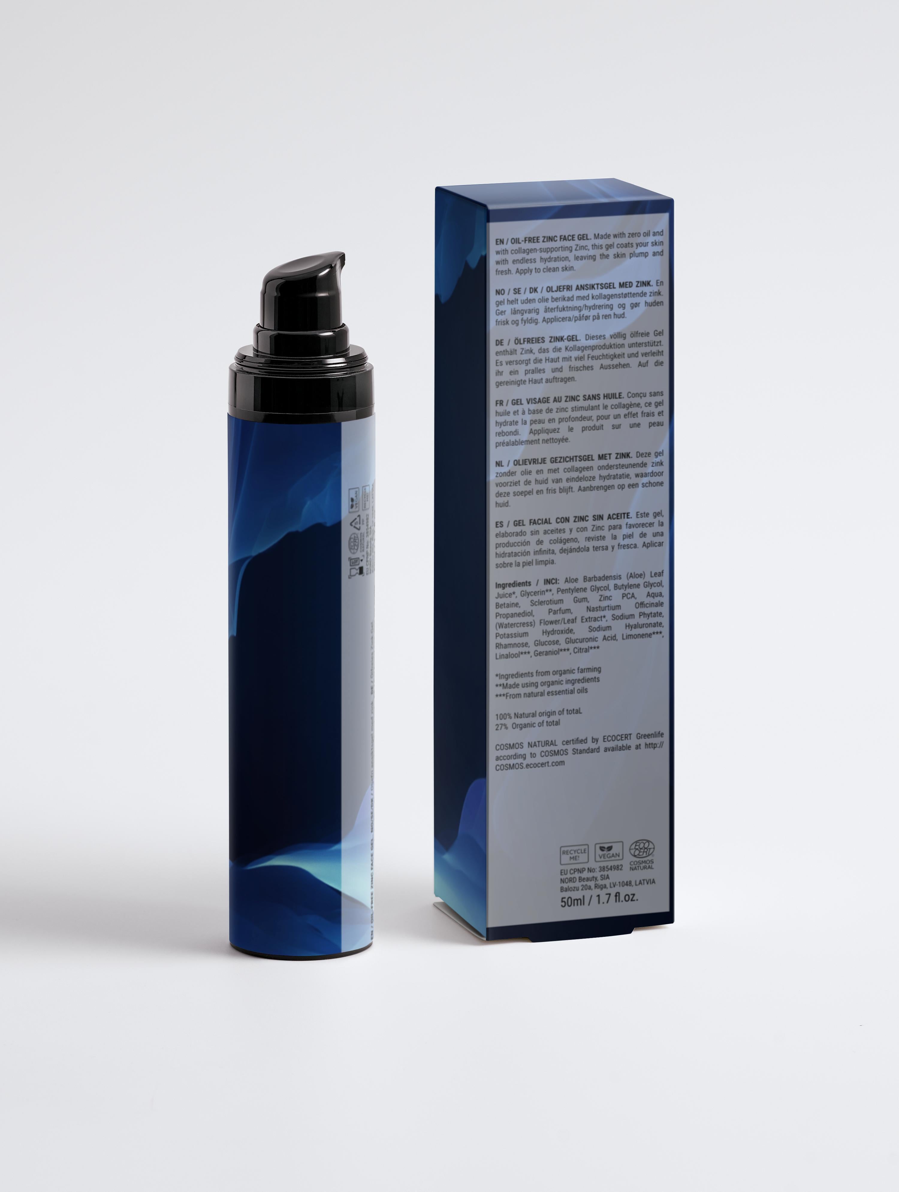 THE MAGICIAN - INTUITION & CREATION - Oil-Free Zinc Face Gel for Men