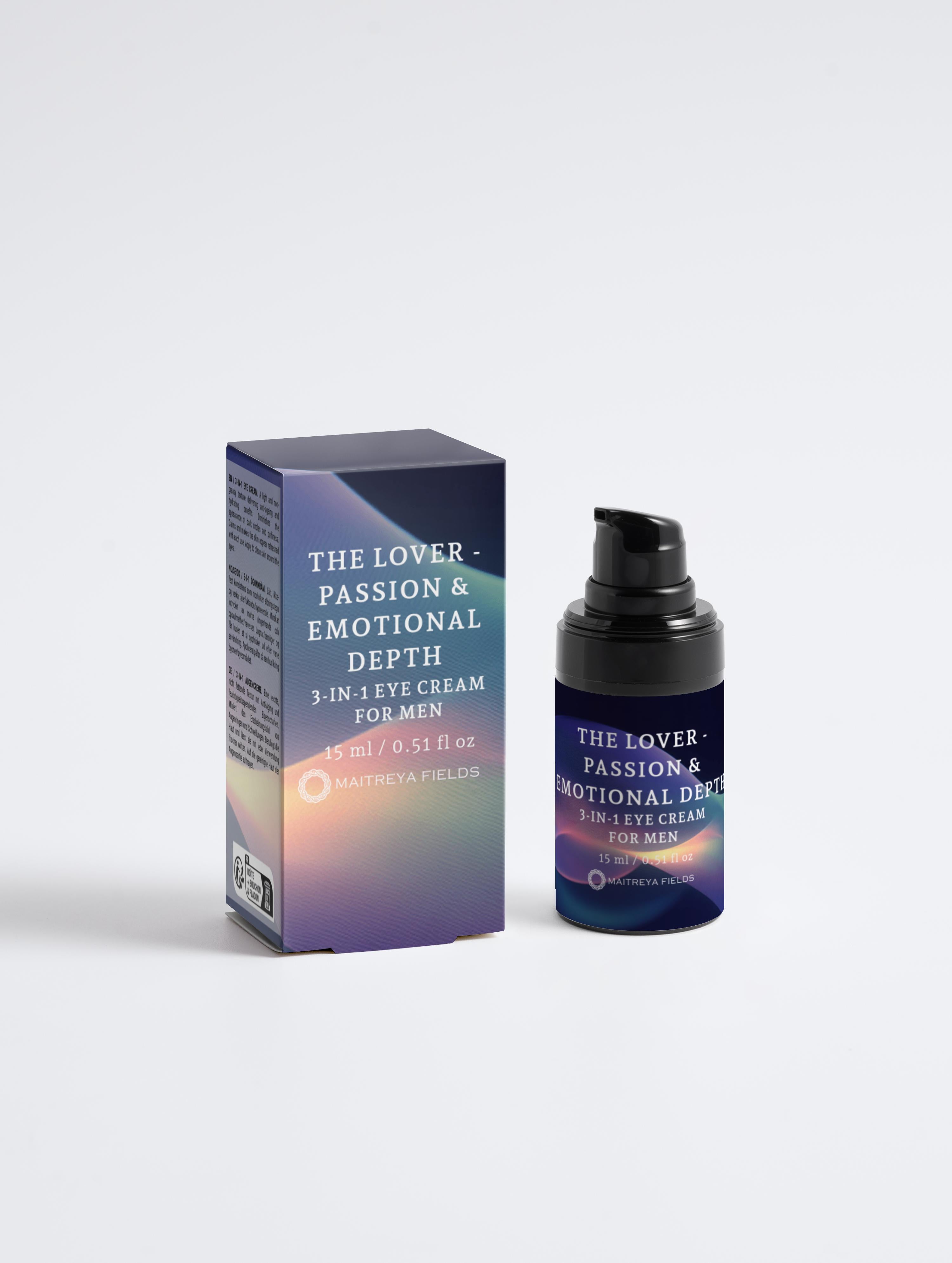 THE LOVER - PASSION & EMOTIONAL DEPTH - 3-in-1 Eye Cream for Men