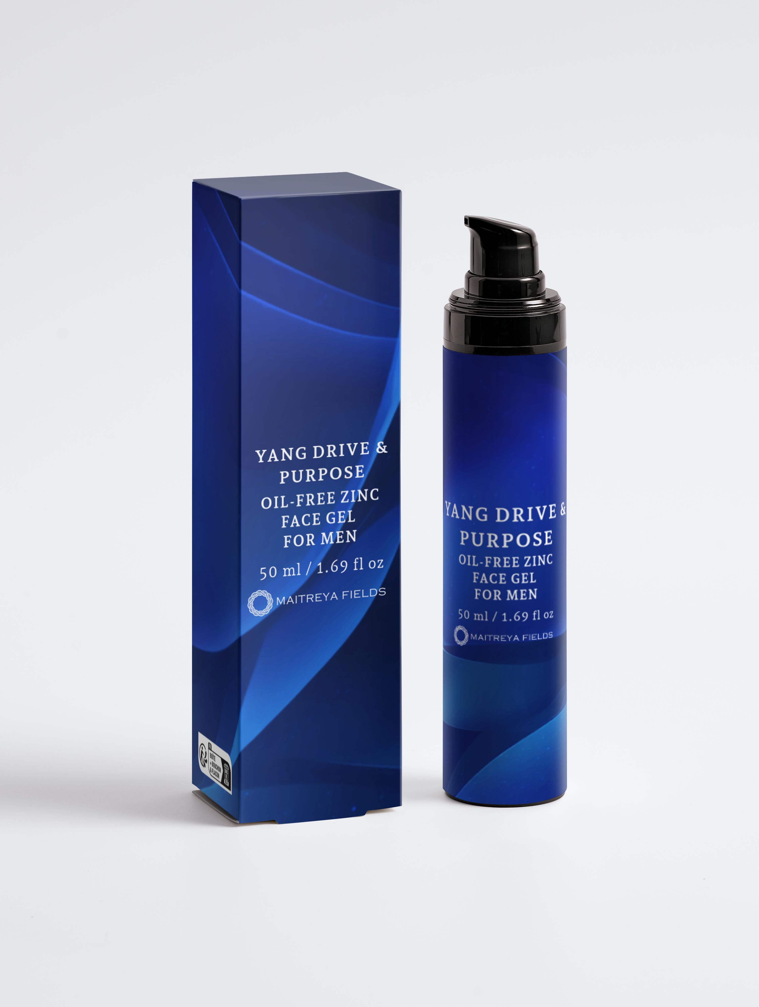 YANG DRIVE & PURPOSE - Oil-Free Zinc Face Gel for Men