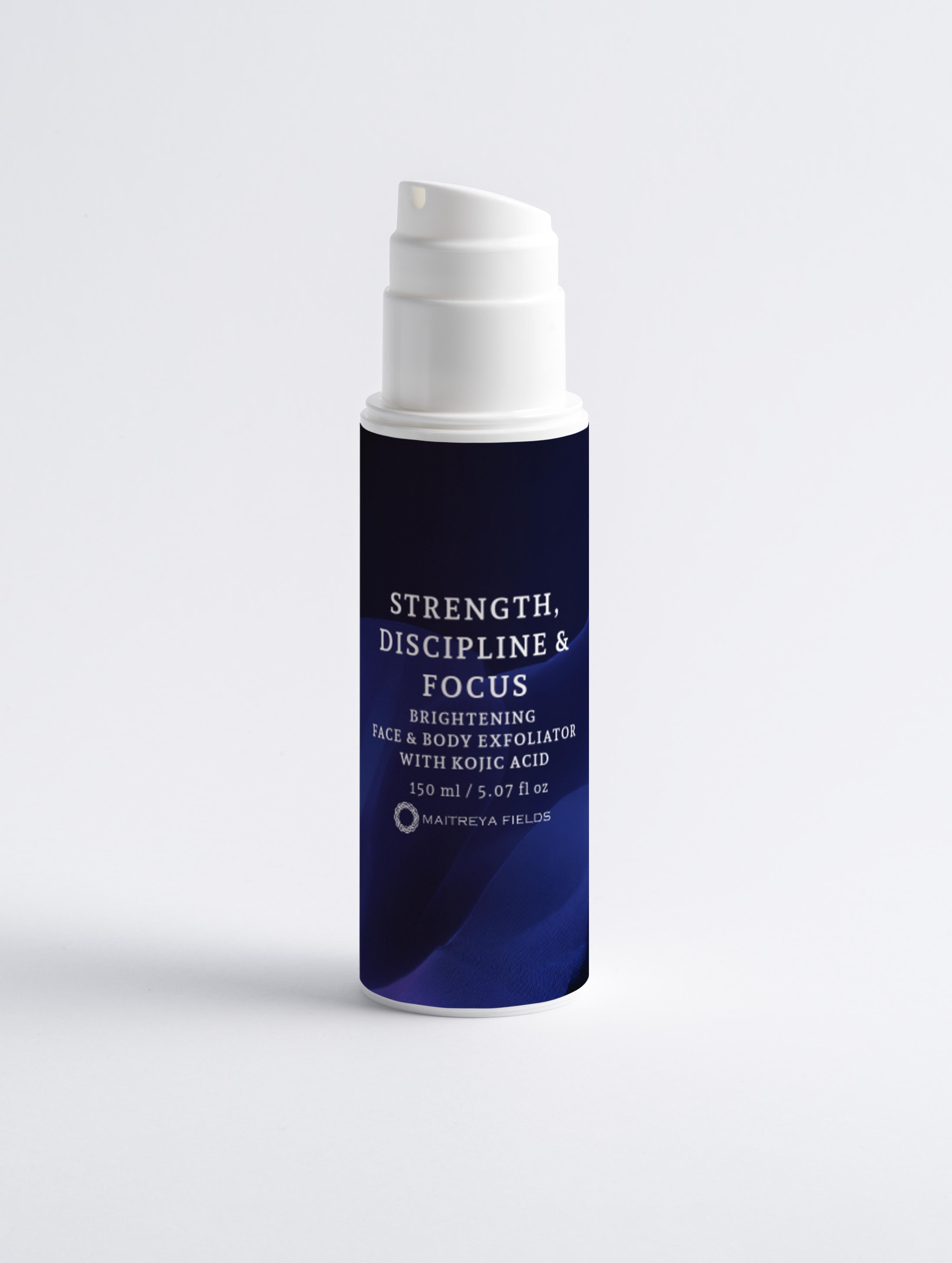 STRENGTH, DISCIPLINE & FOCUS - Brightening Face&Body Exfoliator with Kojic Acid