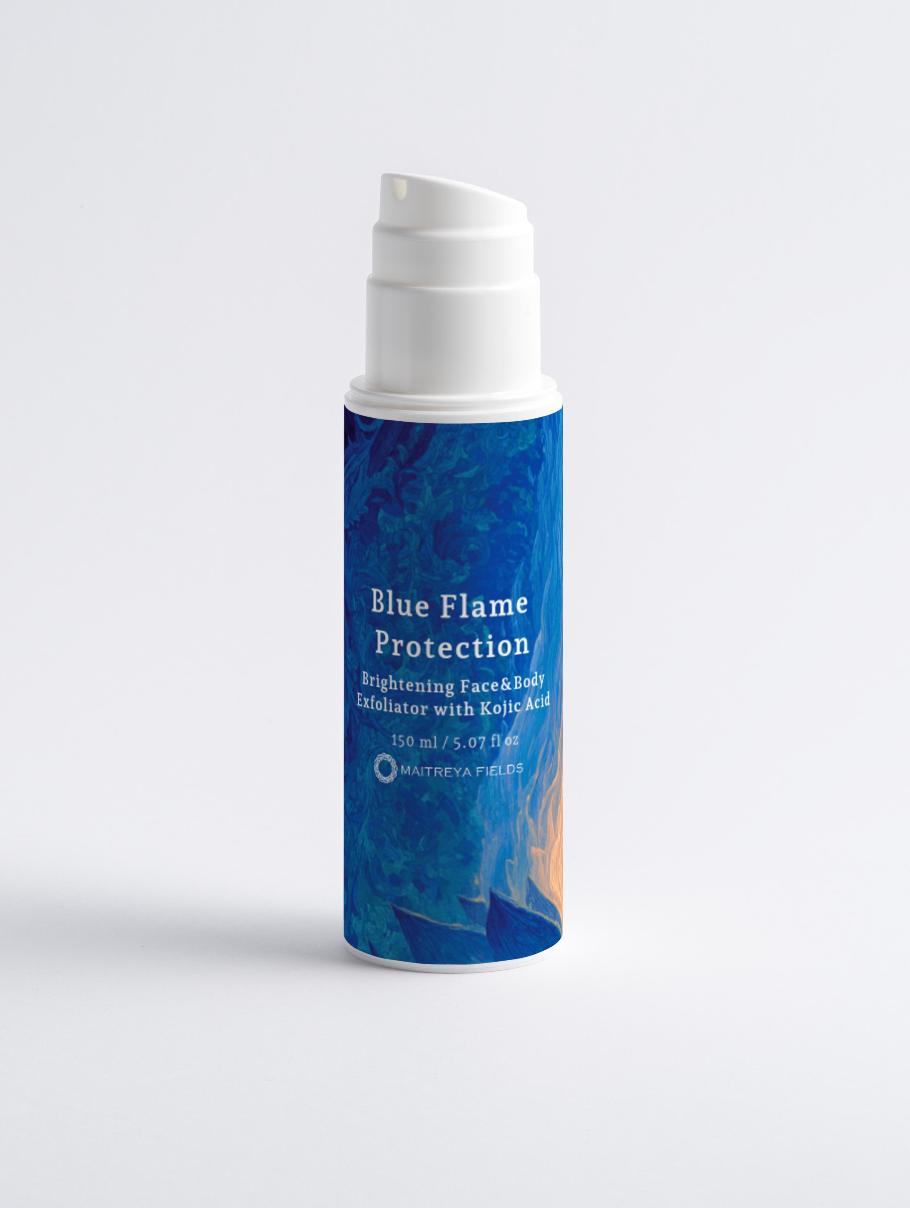 Blue Flame Protection - Brightening Face&Body Exfoliator with Kojic Acid
