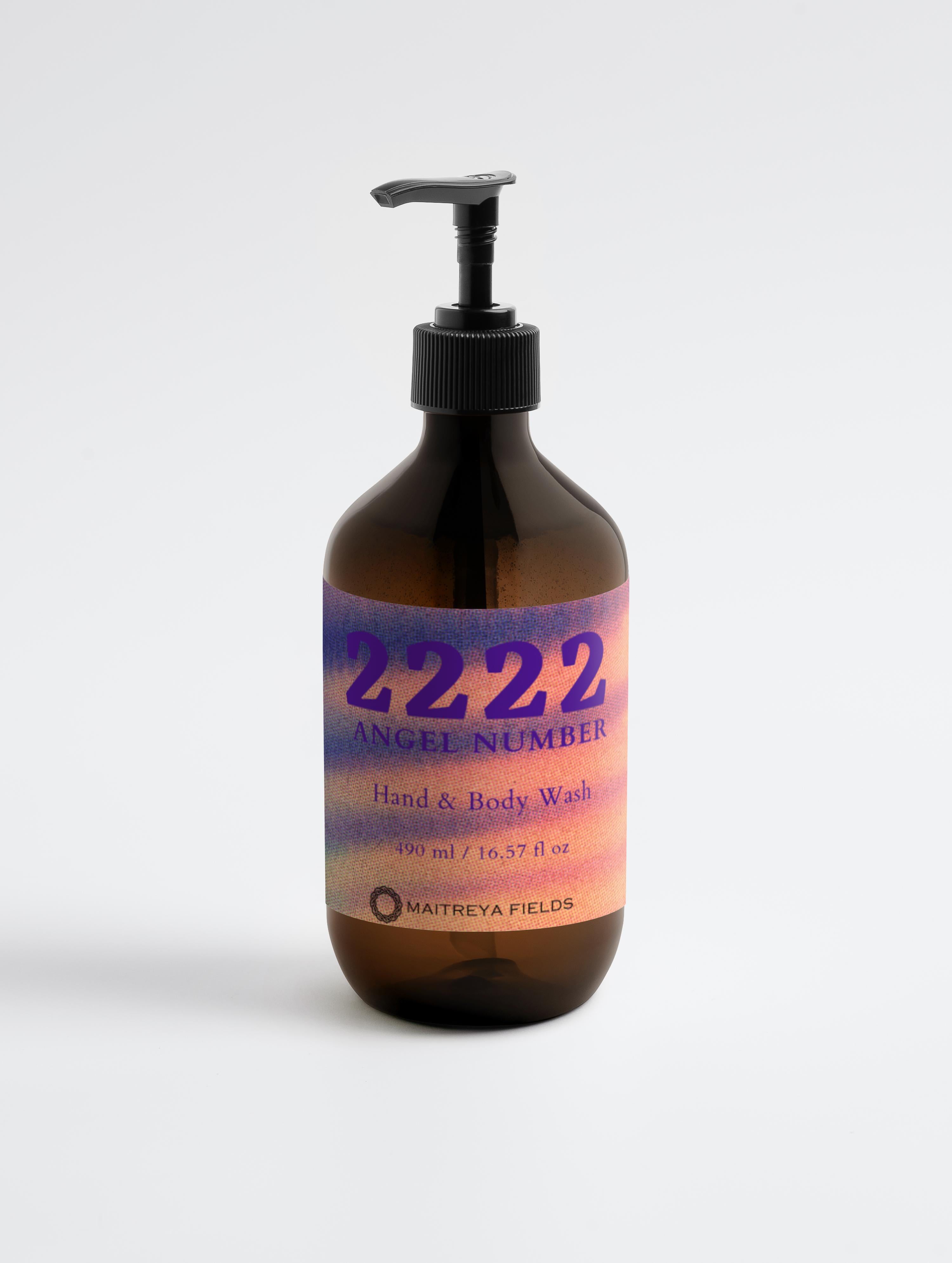 2222 Angel Number - Hand & Body Wash, Ginger & Smoky Cardamom
