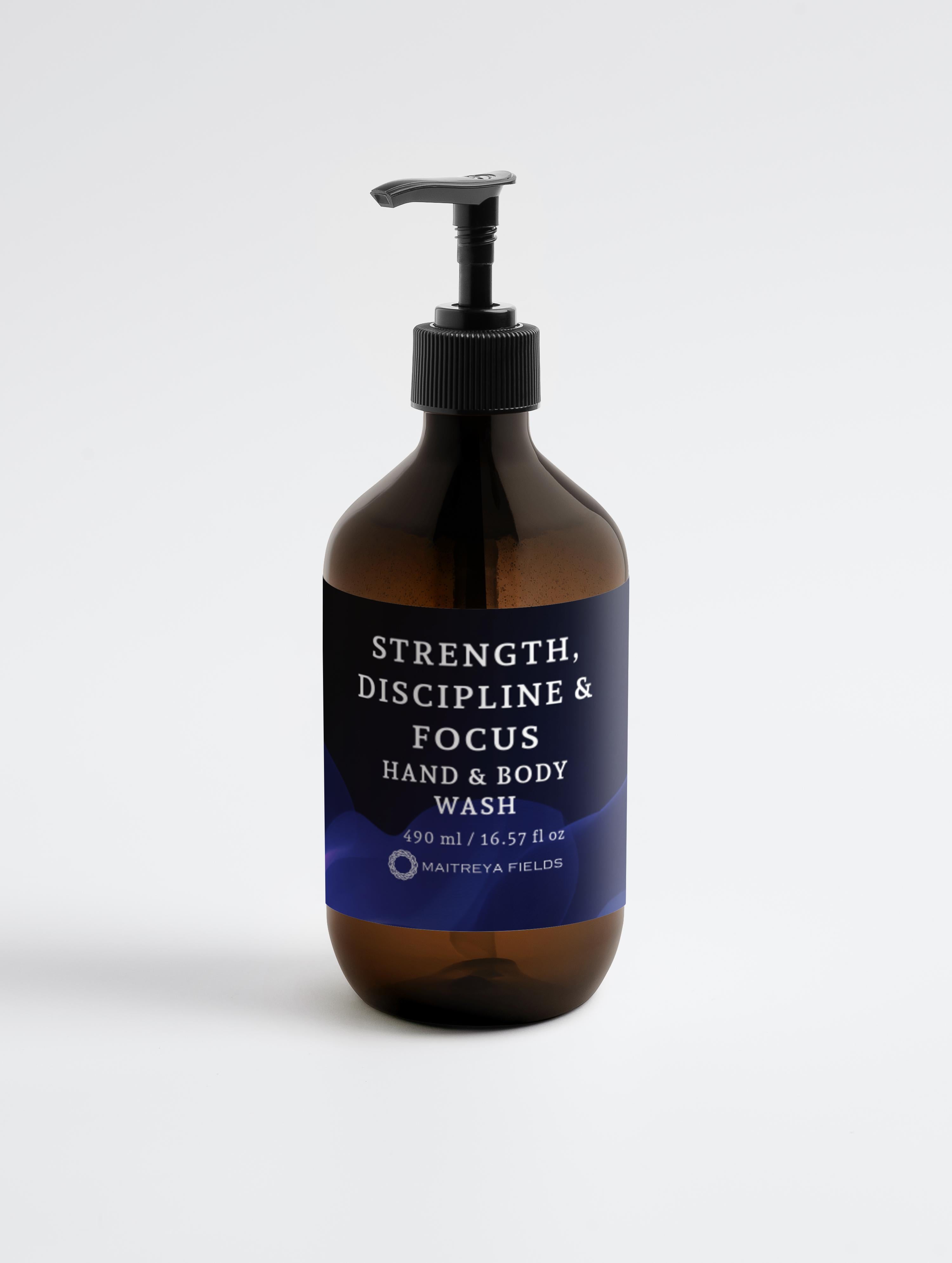 STRENGTH, DISCIPLINE & FOCUS - Hand & Body Wash, Patchouli & Amber Vanilla