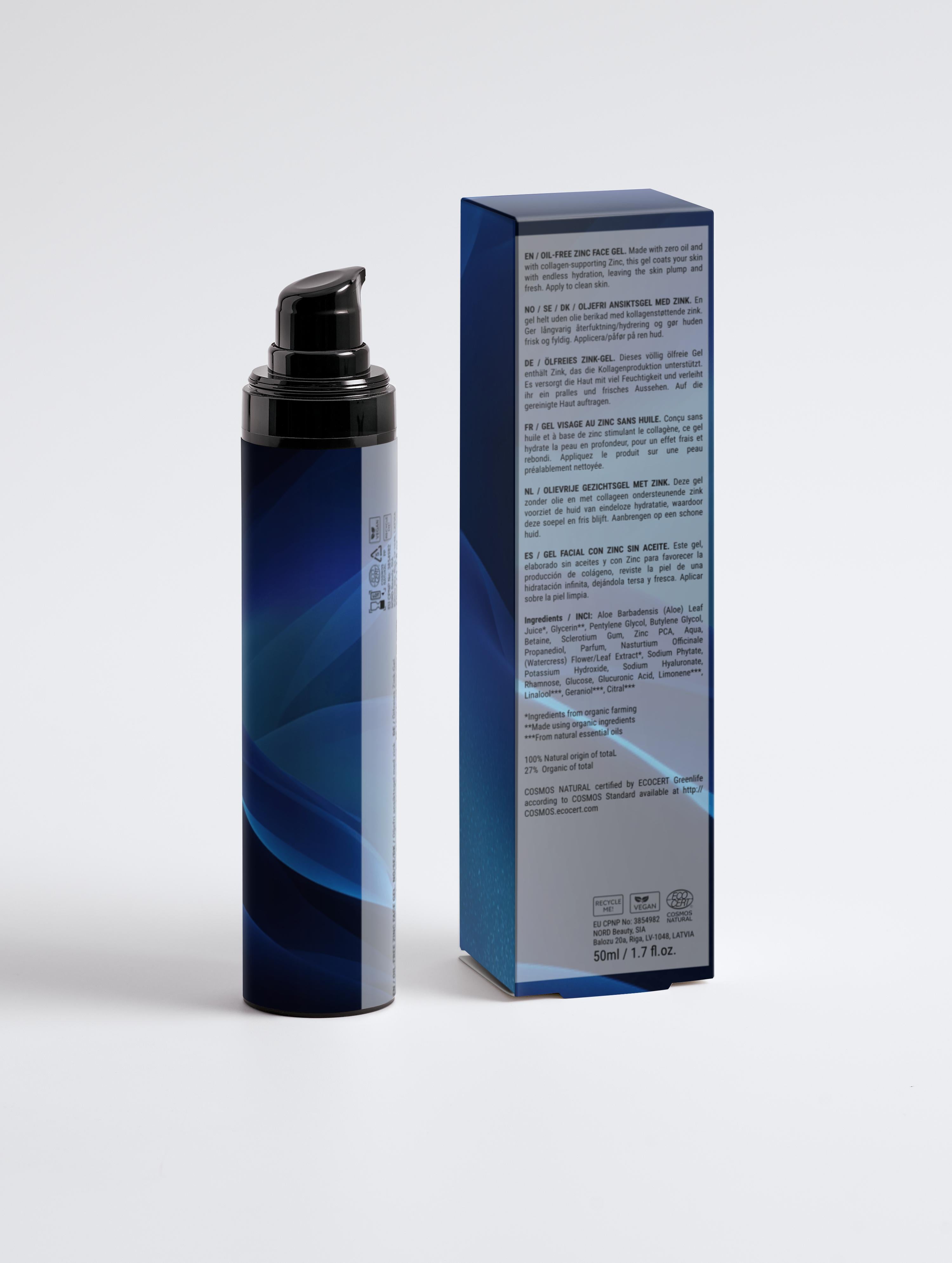 UNBLOCKING MASCULINE ENERGY - Oil-Free Zinc Face Gel for Men