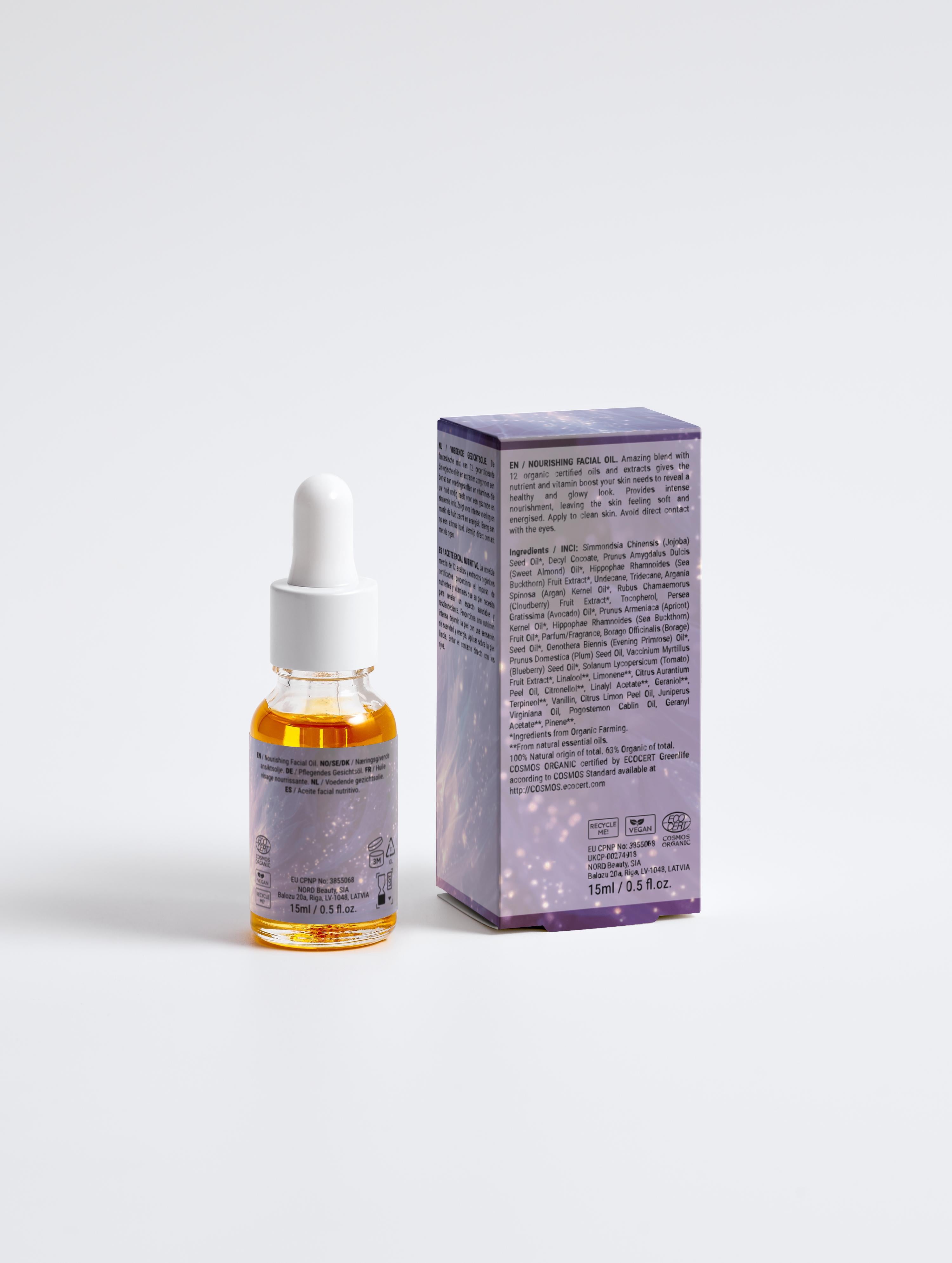 Violet Flame Energy Clearing - Nourishing Facial Oil