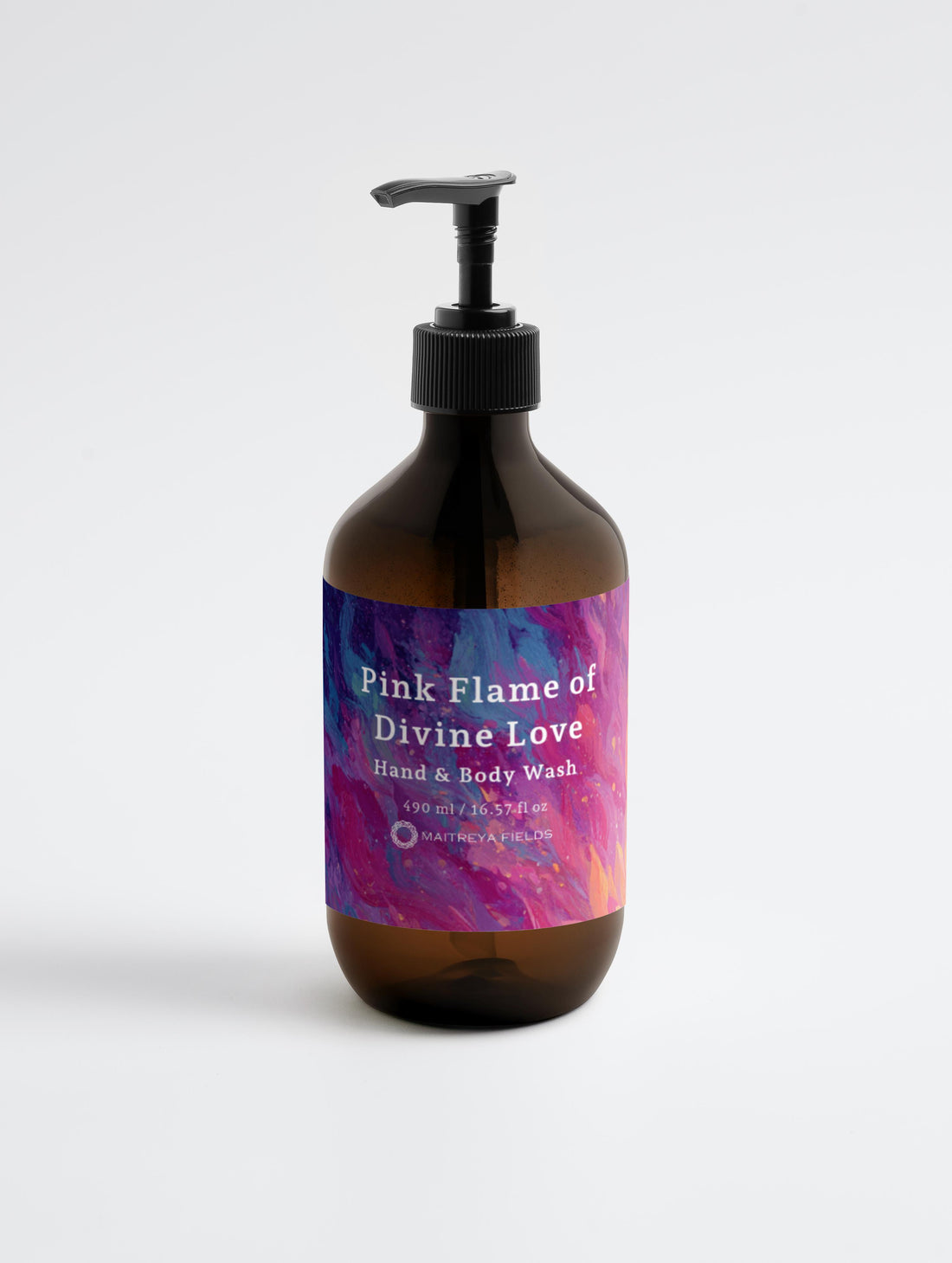 Pink Flame of Divine Love - Hand &amp; Body Wash, Patchouli &amp; Amber Vanilla