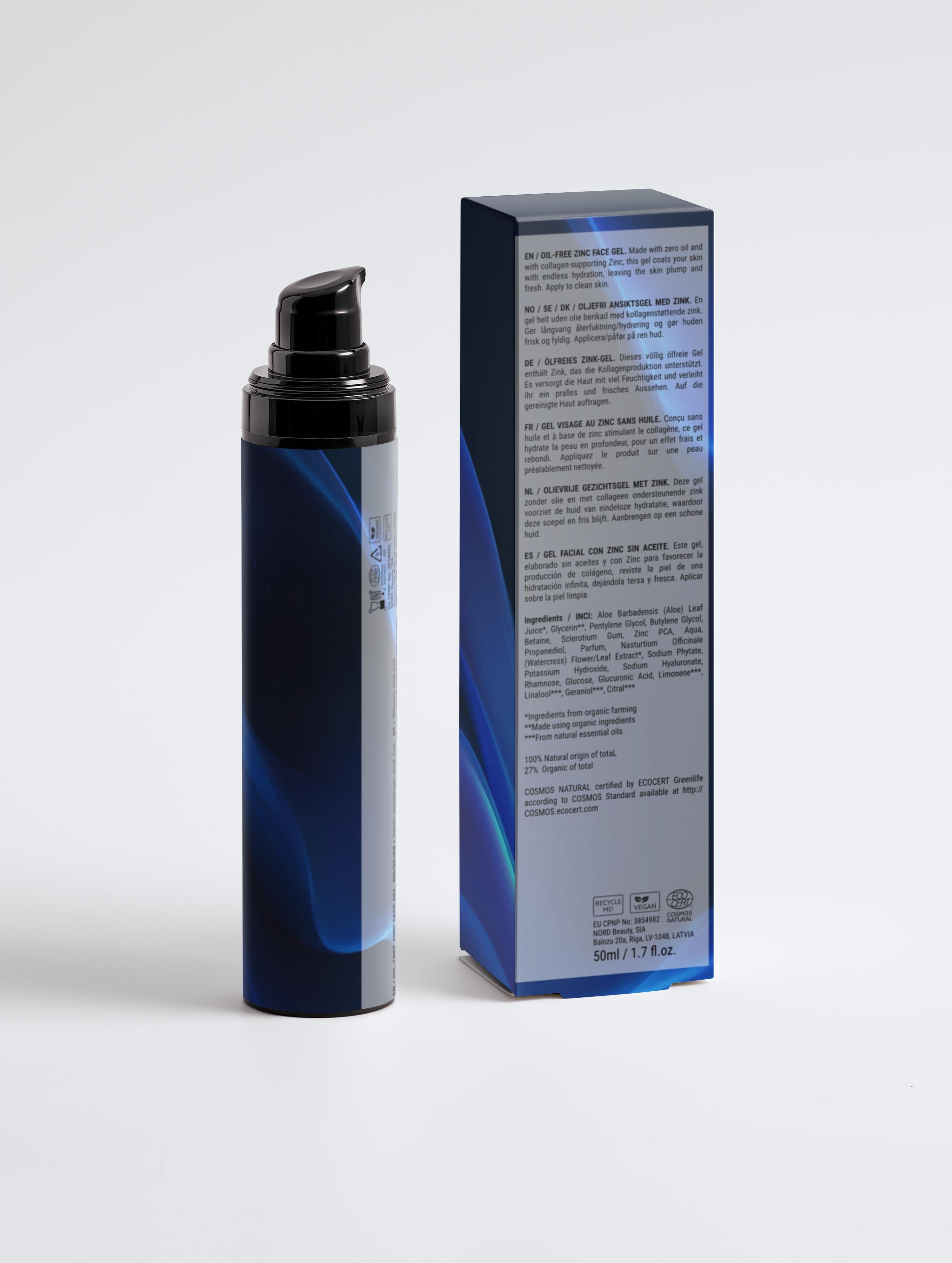 DIVINE MASCULINE AWAKENING - Oil-Free Zinc Face Gel for Men